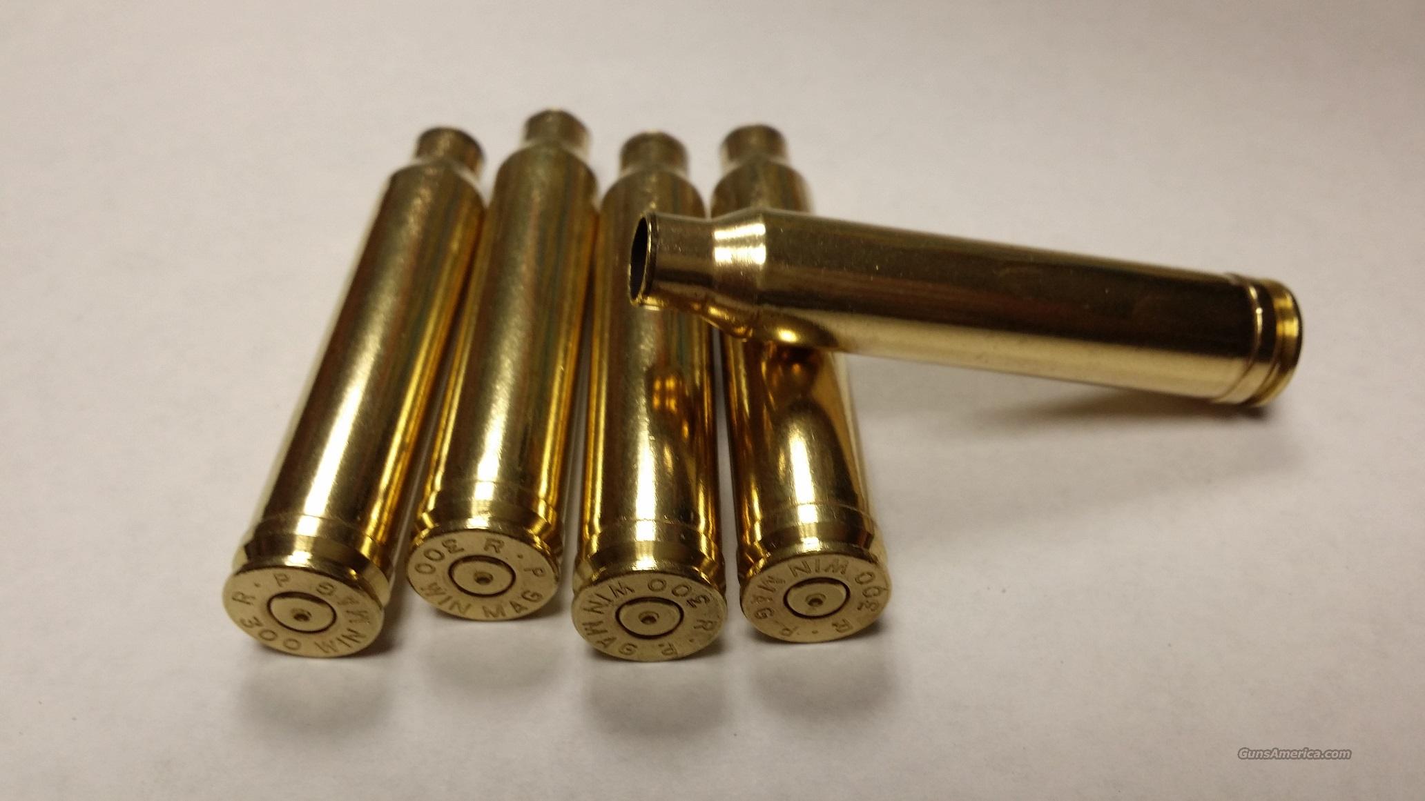 100 Brass 300 Win Mag R-P Headstamp - Ships Fre... for sale