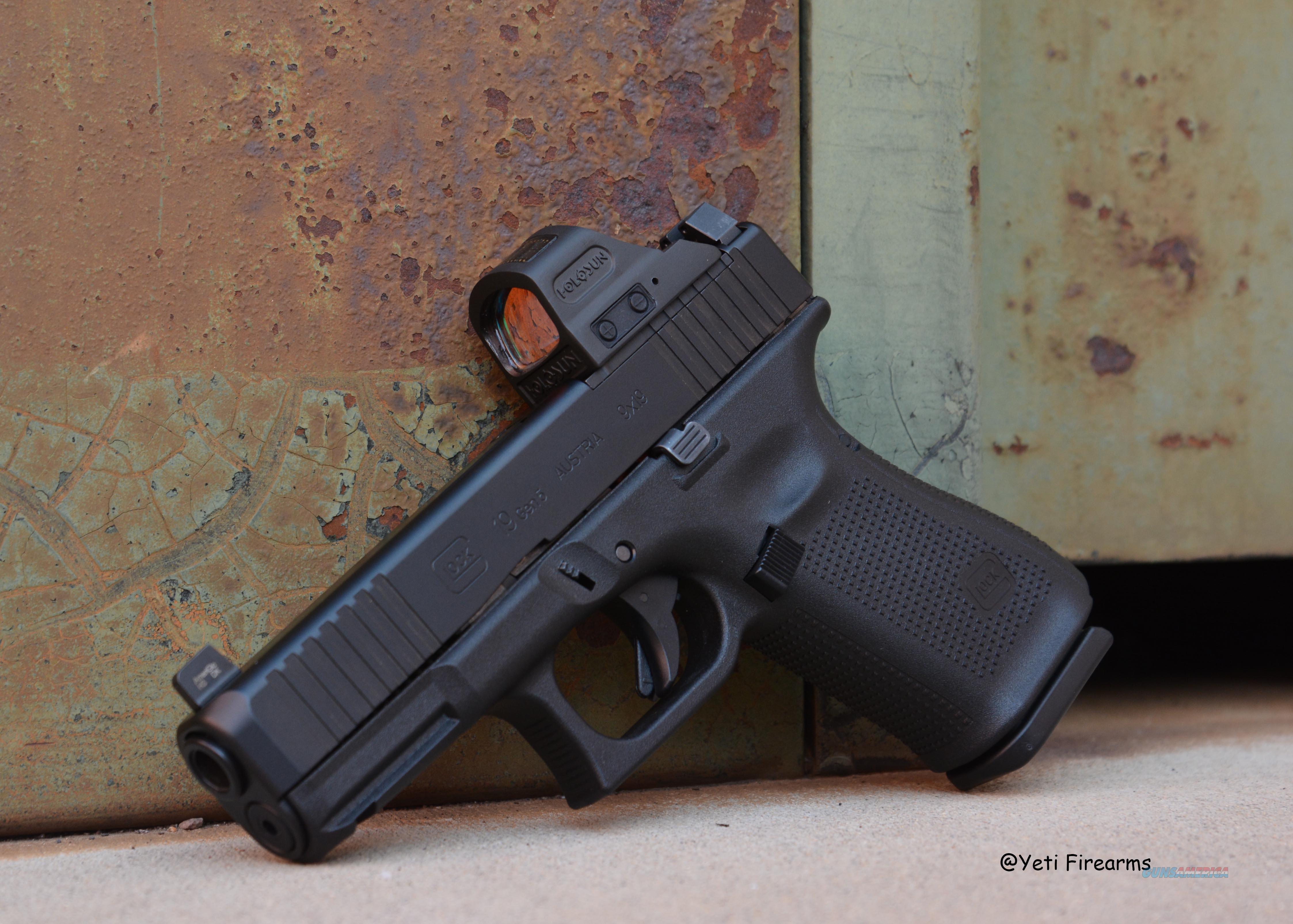 Glock 19 G5 9mm MOS W/ Holosun HE508TGR & Supp... for sale