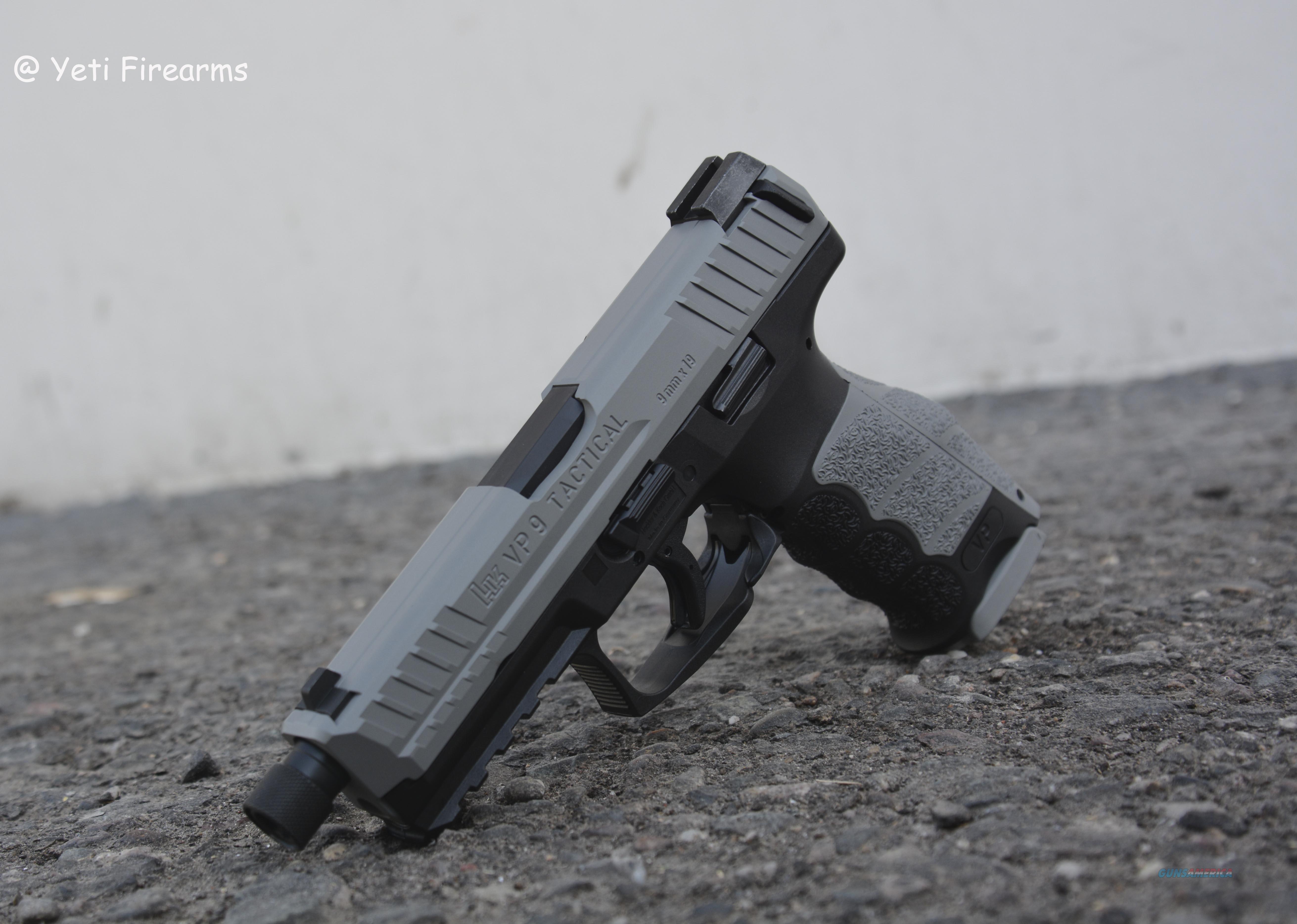 X-Werks Ghost Grey H&K VP9 Tactical 9mm W/ TB +... for sale