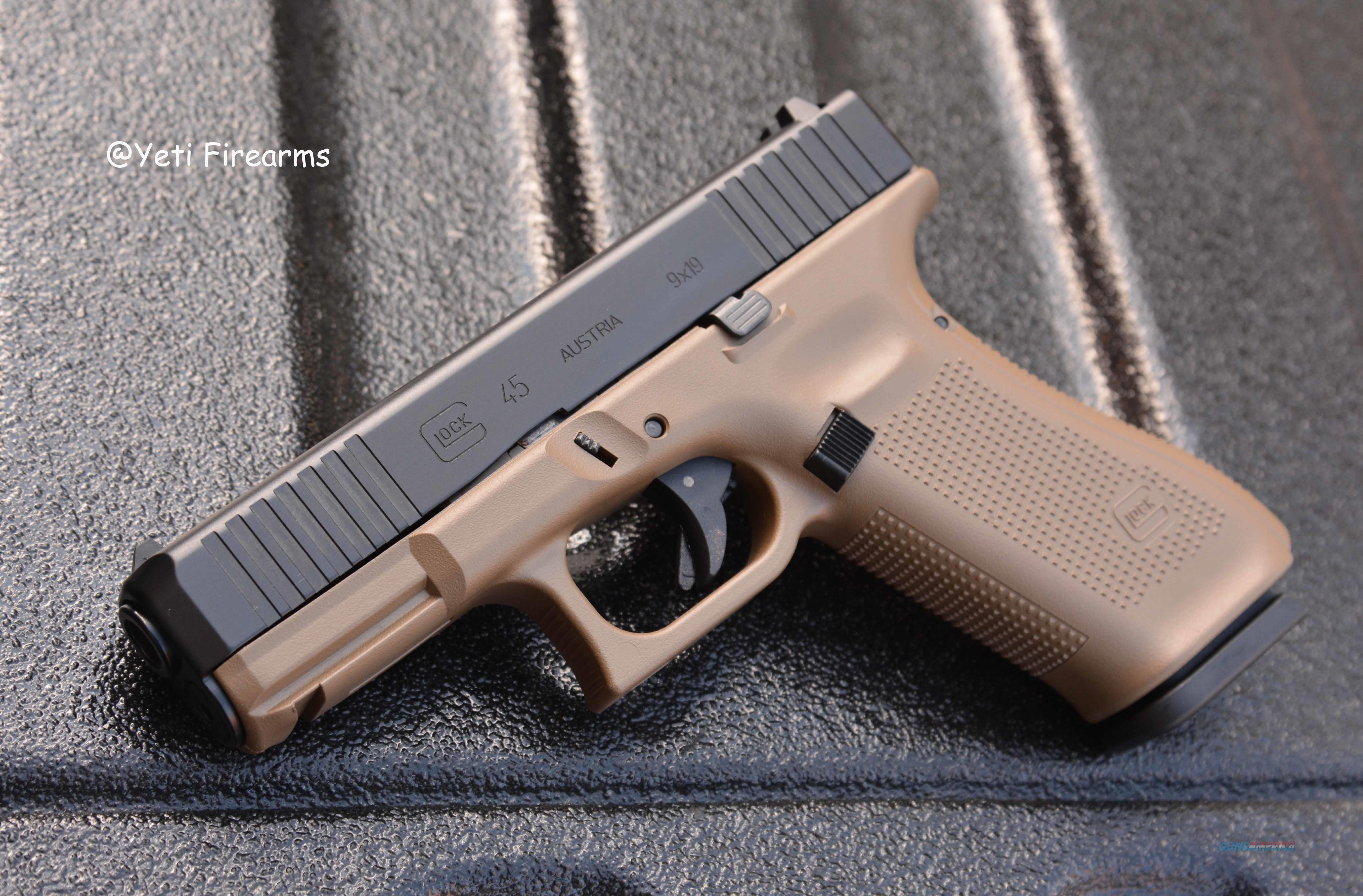 Glock G45 9mm Glock FDE Cerakote No CC Fee 17rn... for sale