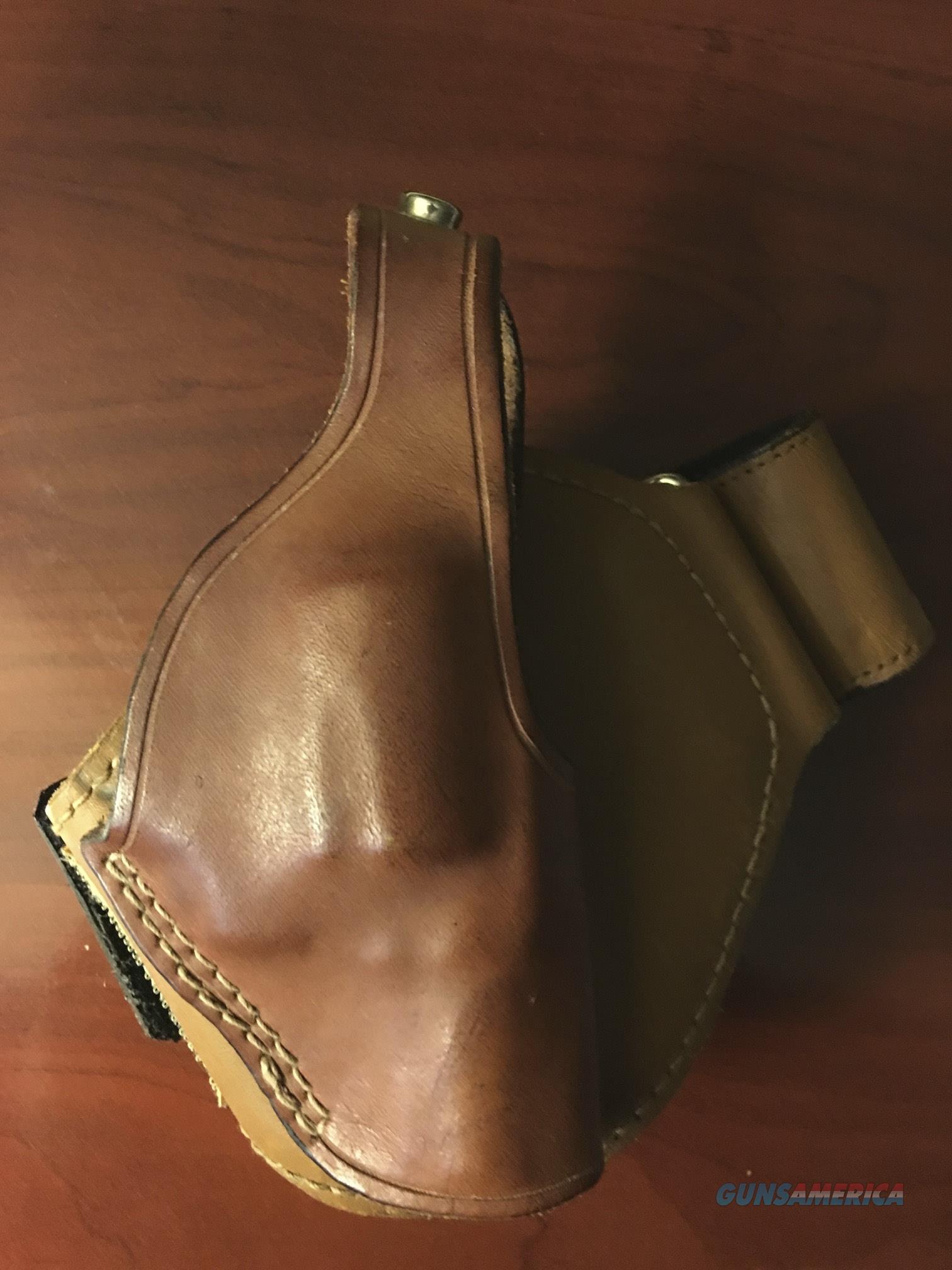 Snub Nose Revolver Ankle Holster in Leather for sale