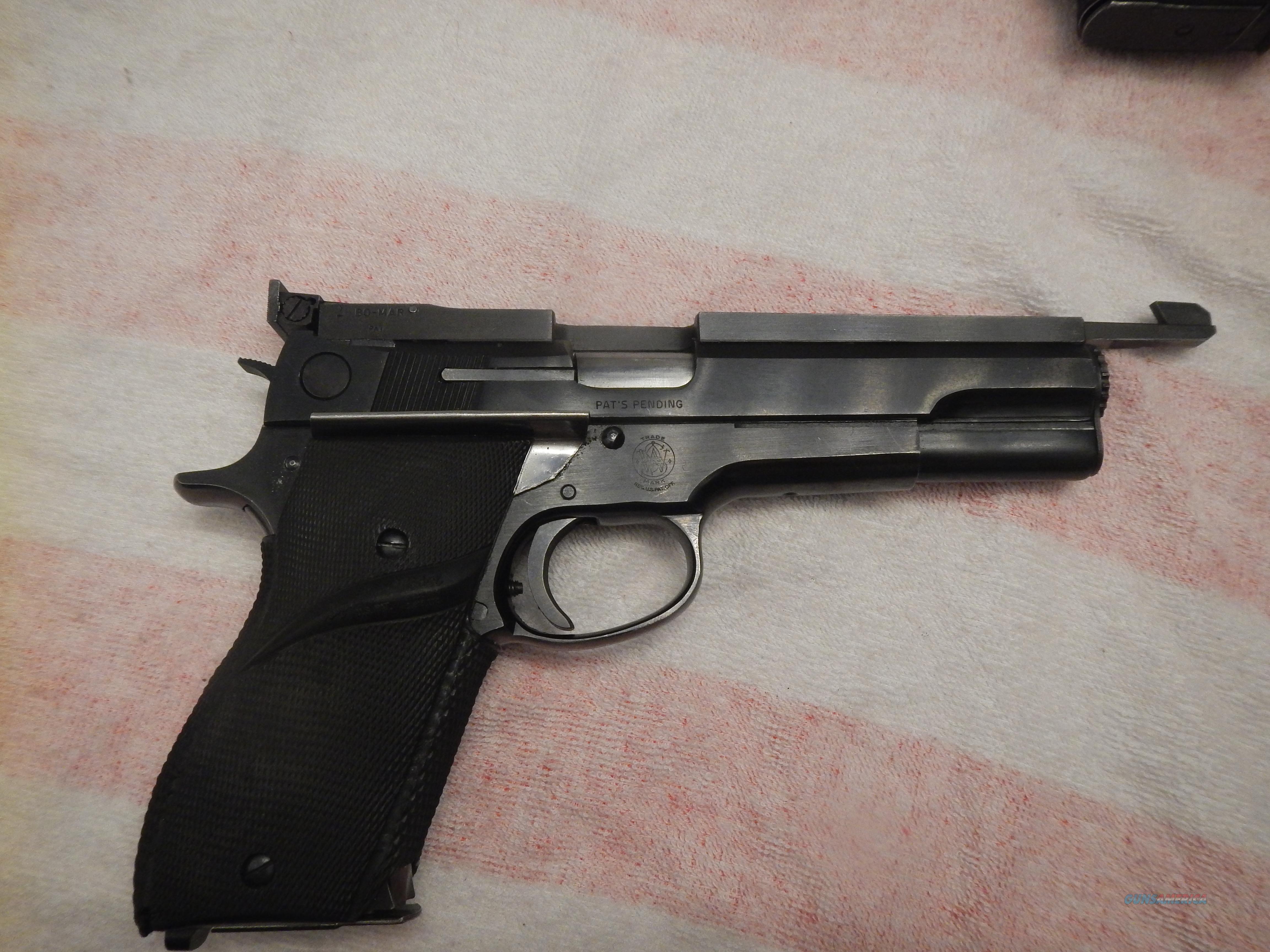 Rare Smith Wesson 38 Special Model M52 2 Semi for sale 