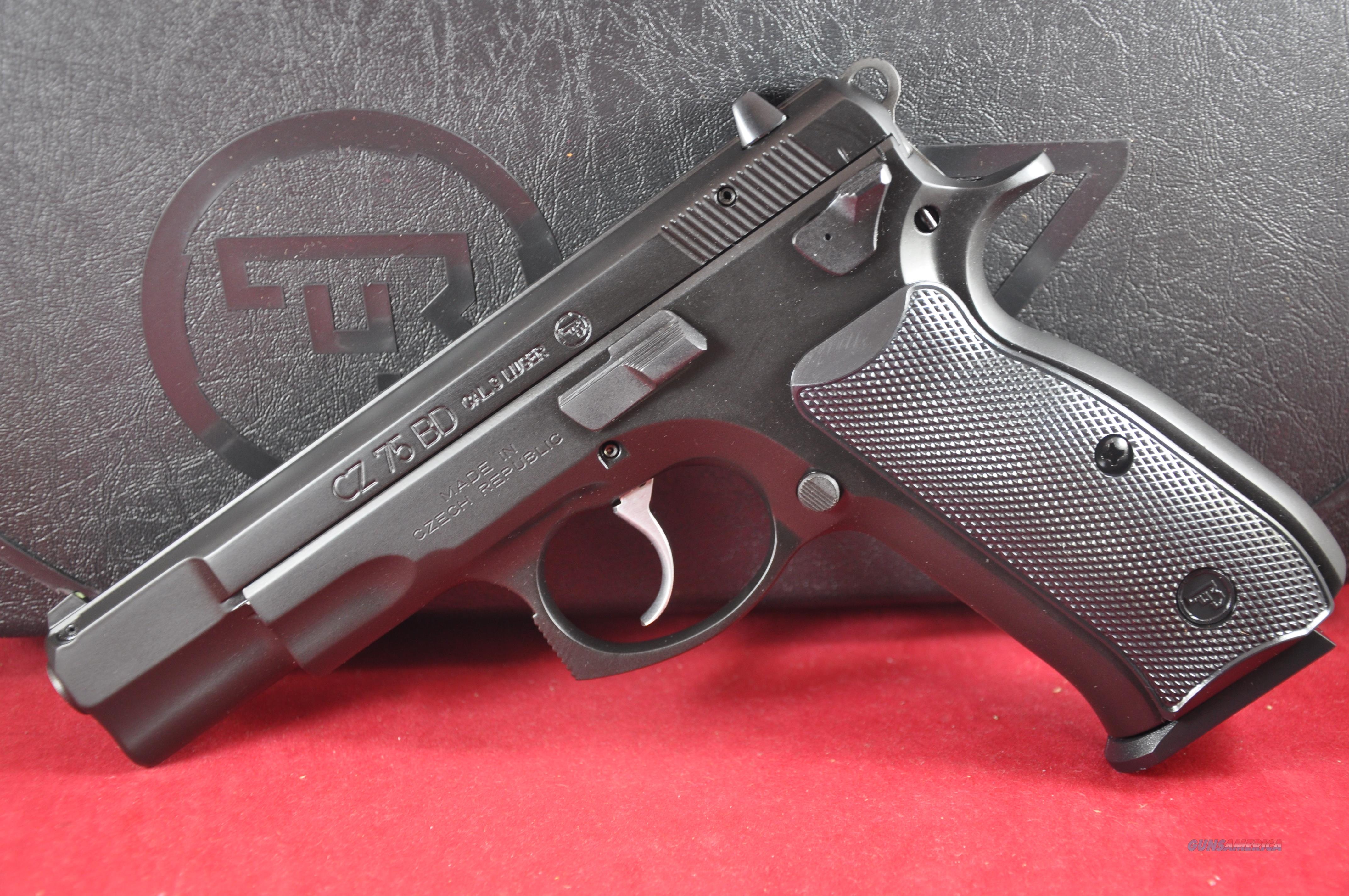 CZ 75 BD 9mm 2x10Rd Decocker California Complia... For Sale