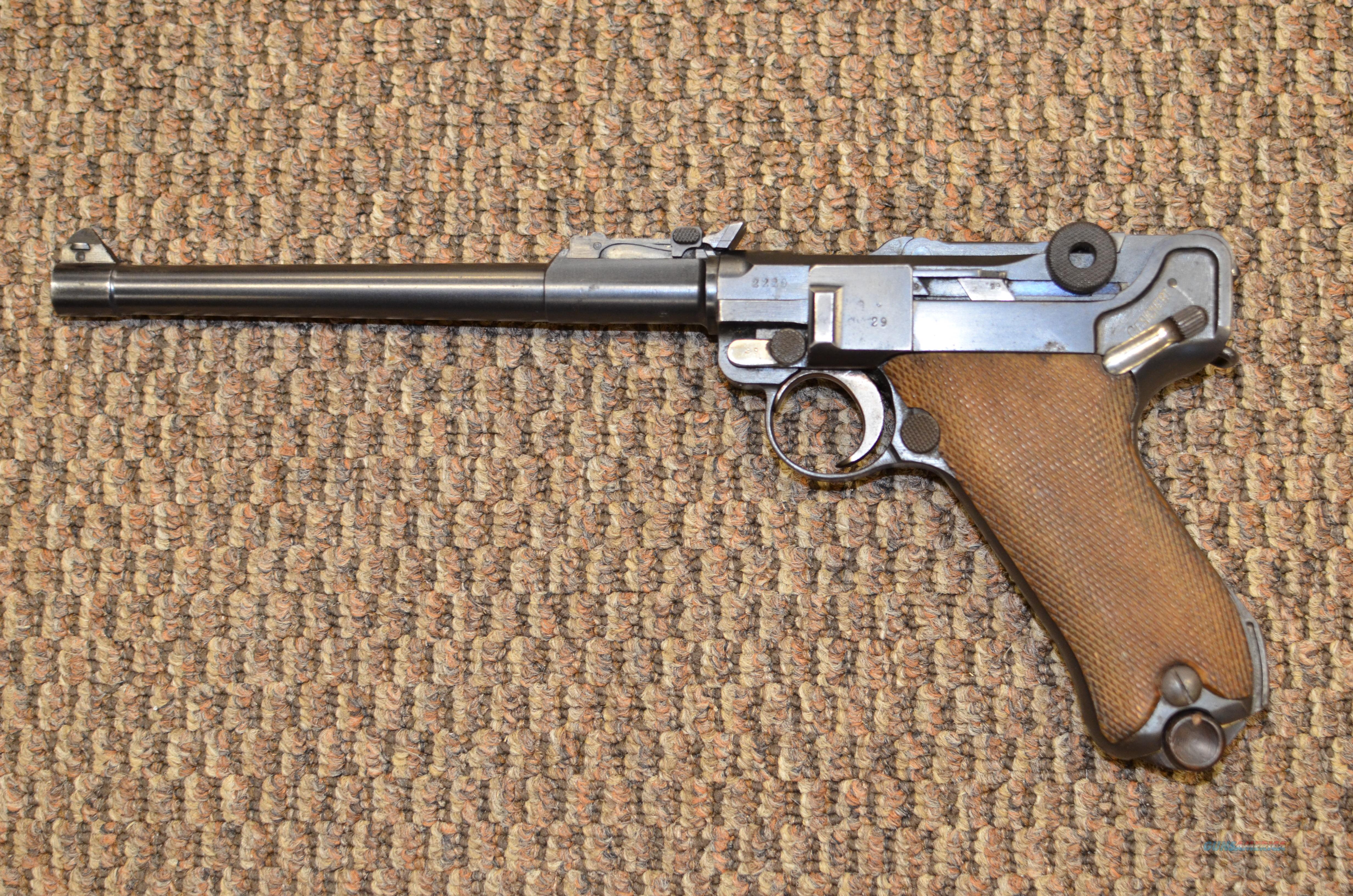 Buy a Here&#39;s a very nice DWM 1917 <b>LUGER</b> ARTILLERY PISTOL WITH MATCH...