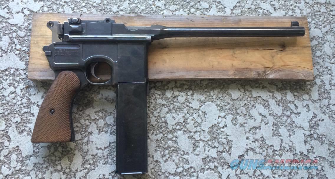 Mauser C96 Broomhandle 9MM Luger pistol UNIQUE for sale