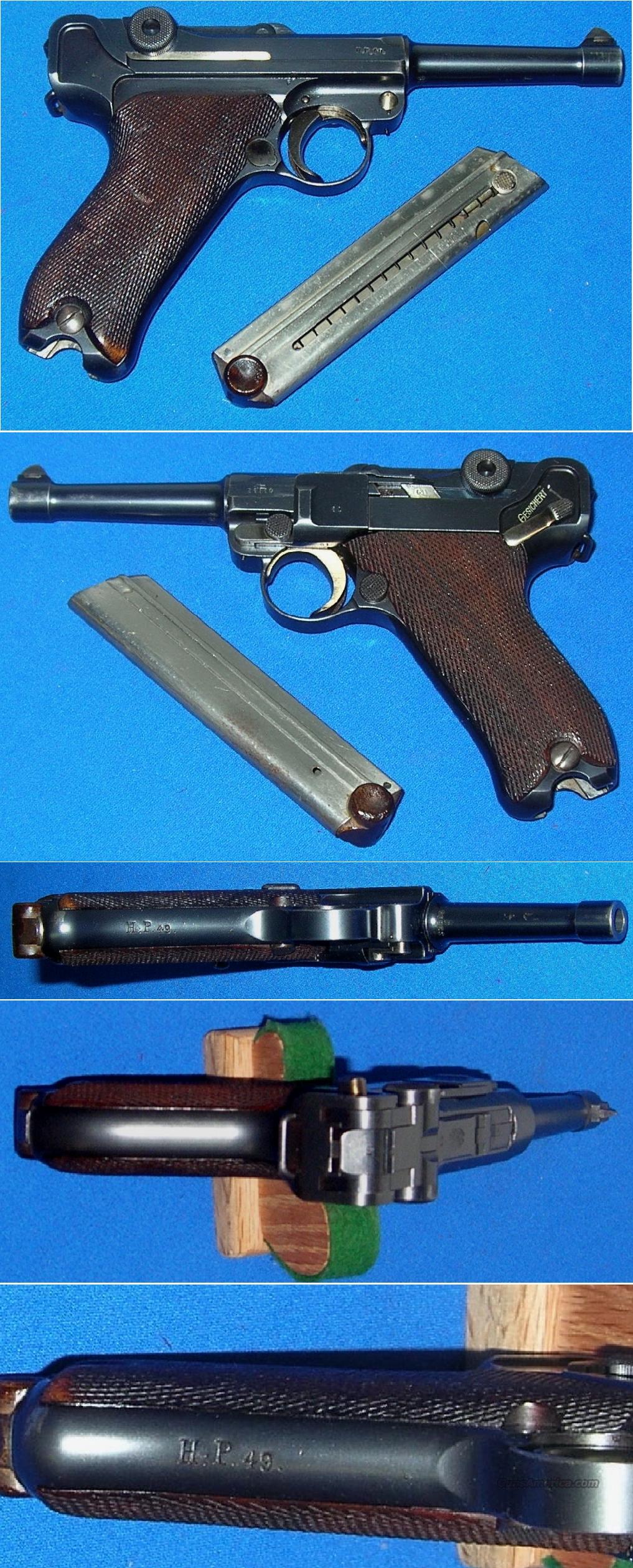 Luger P08 Markings Identification 5736