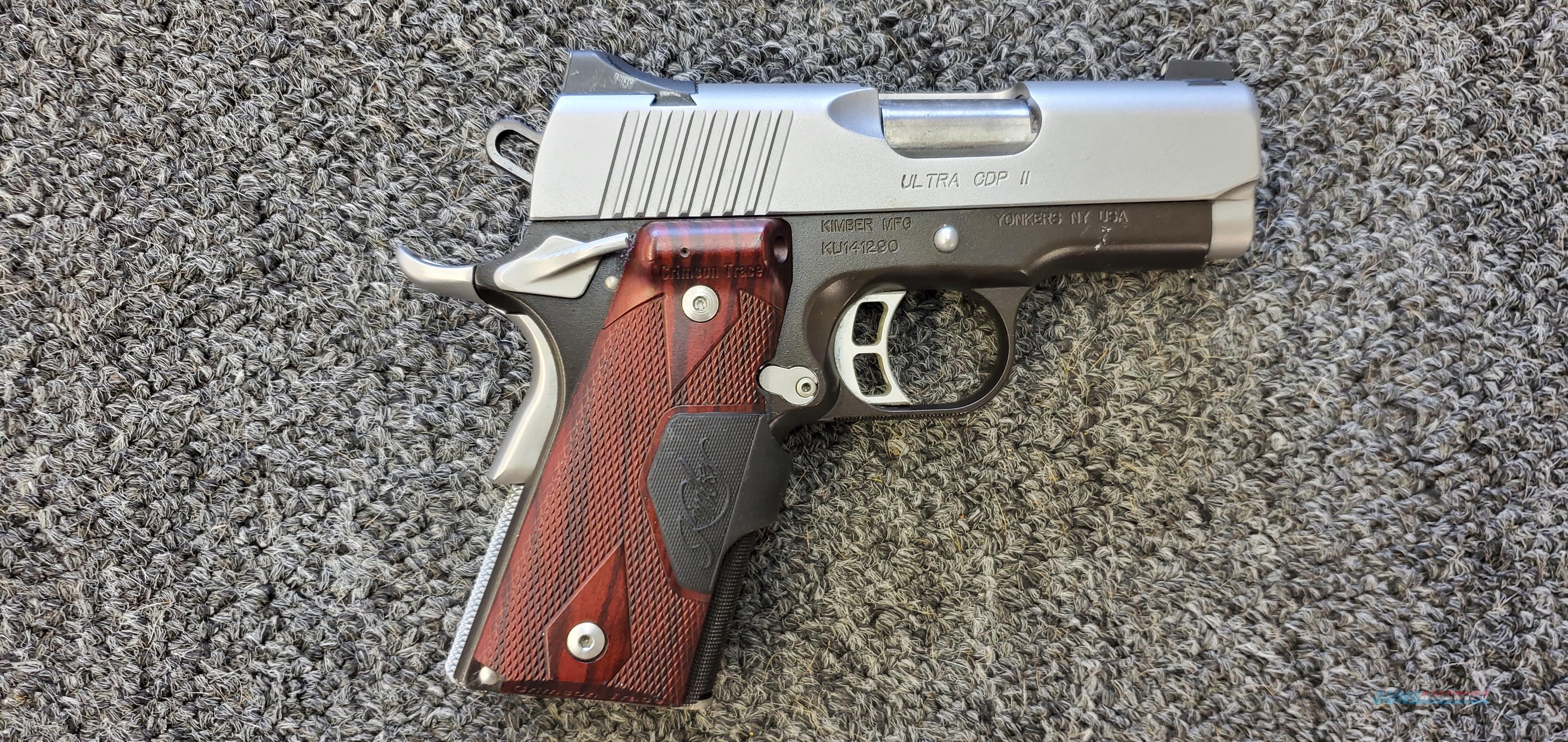 Kimber Ultra Cdp Ii 45acp With Crimson Trace R For Sale