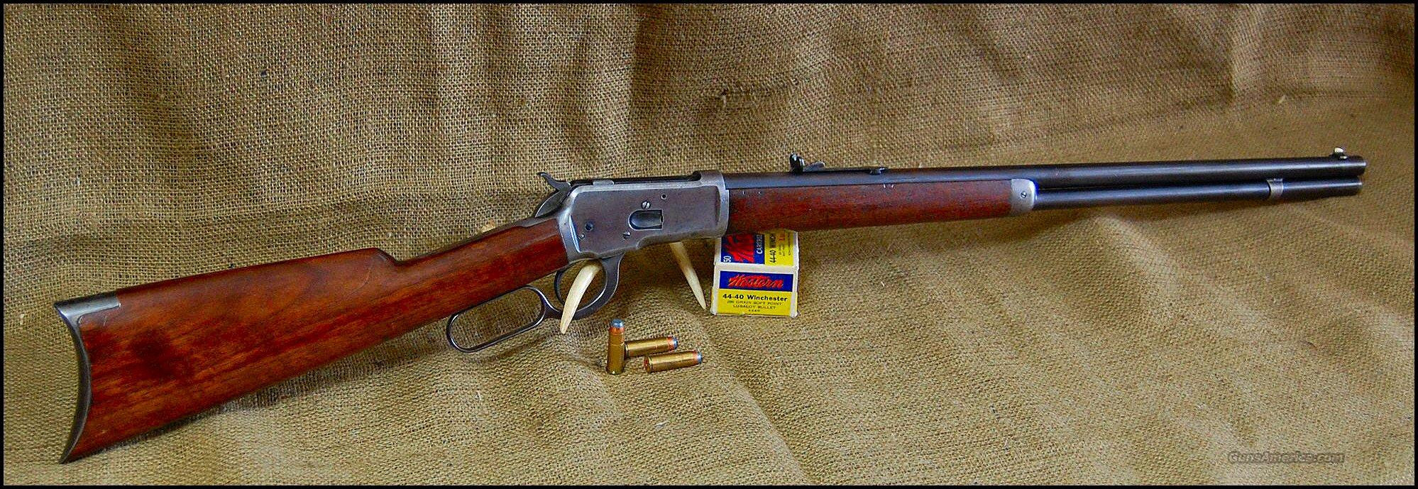 Winchester 1892 Sporting Rifle 44 wcf Antique 1... for sale