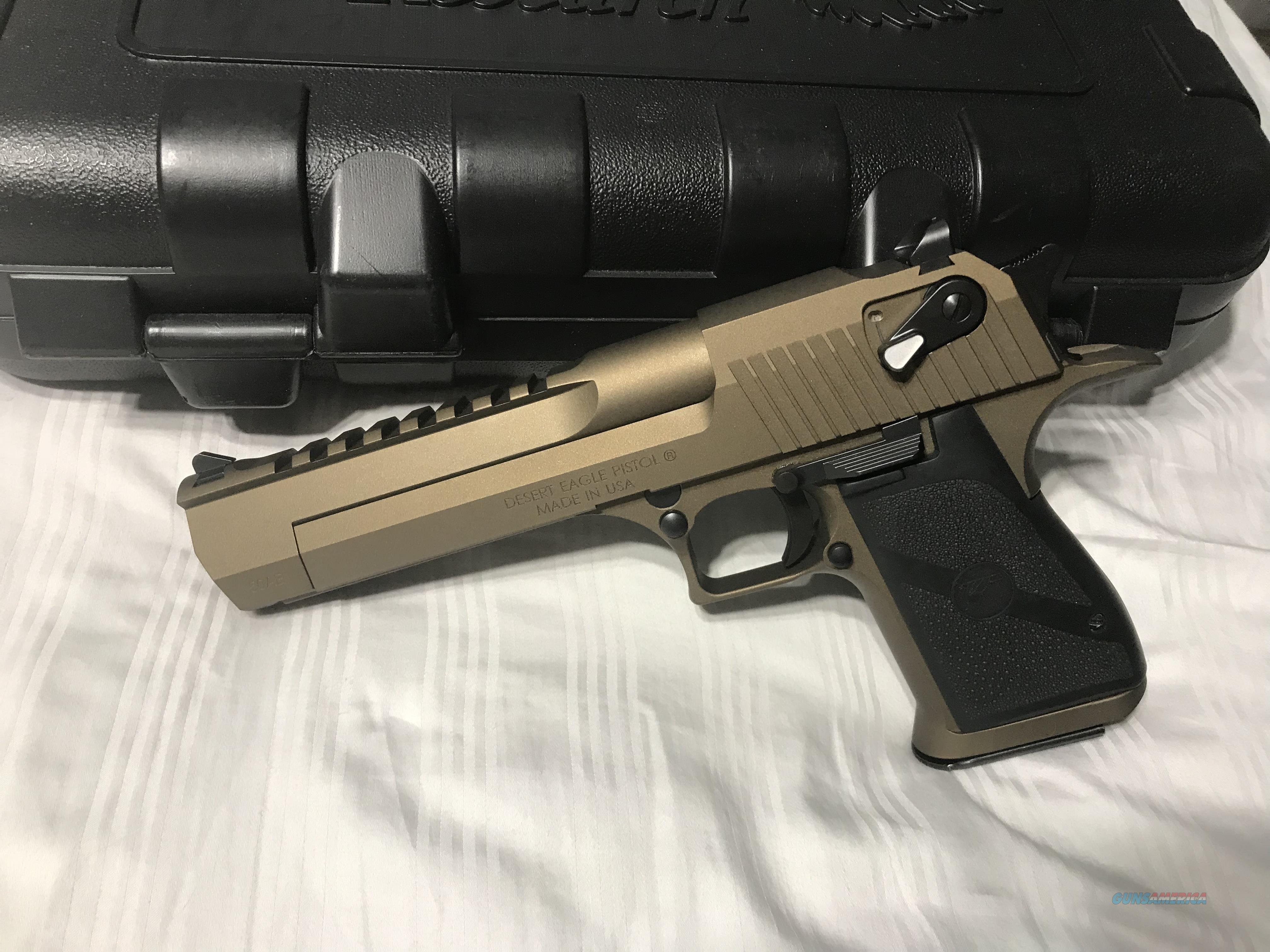 Bronze Cerakote Desert Eagle 50 AE for sale at Gunsamerica.com: 990150346