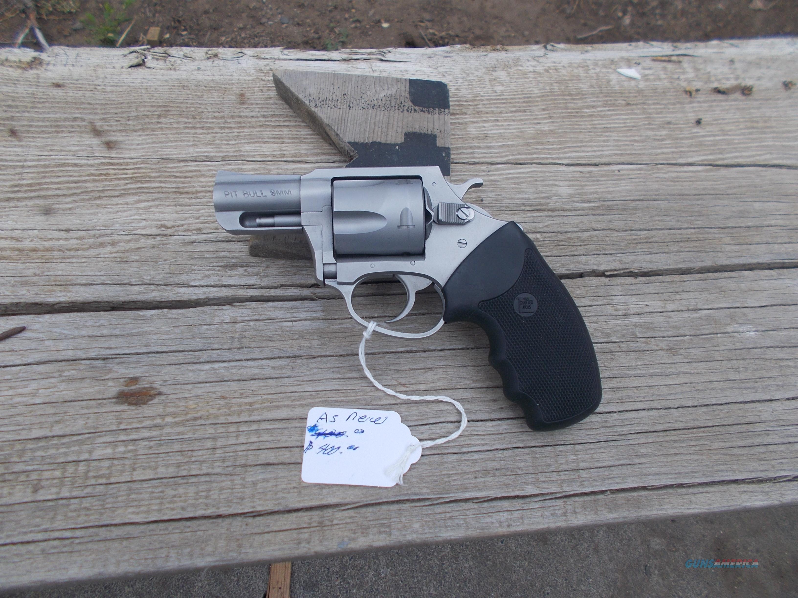 charter arms pitbull 9mm revolver for sale