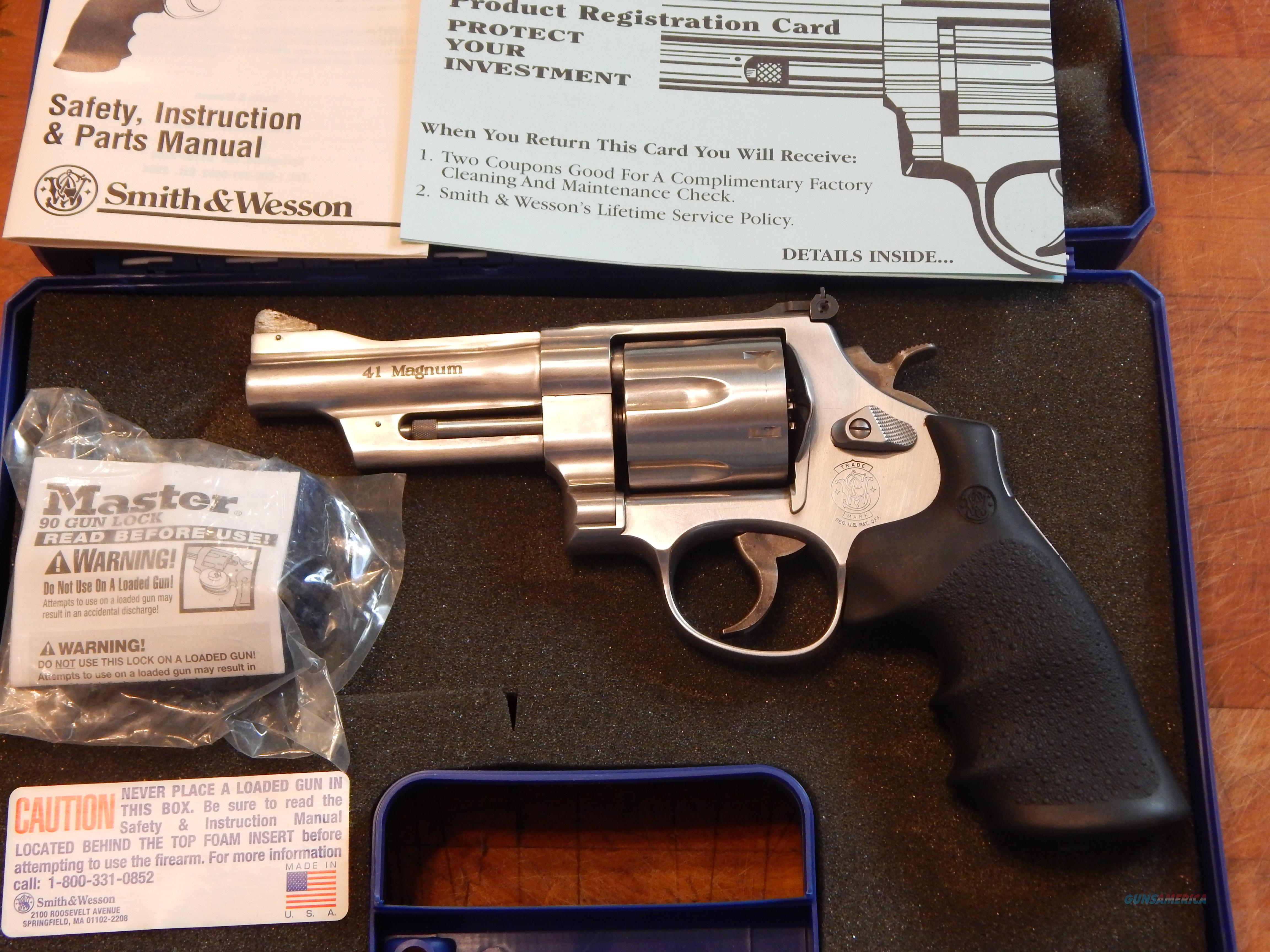 S & W 657-4 .41 Magnum Mountain Gun for sale