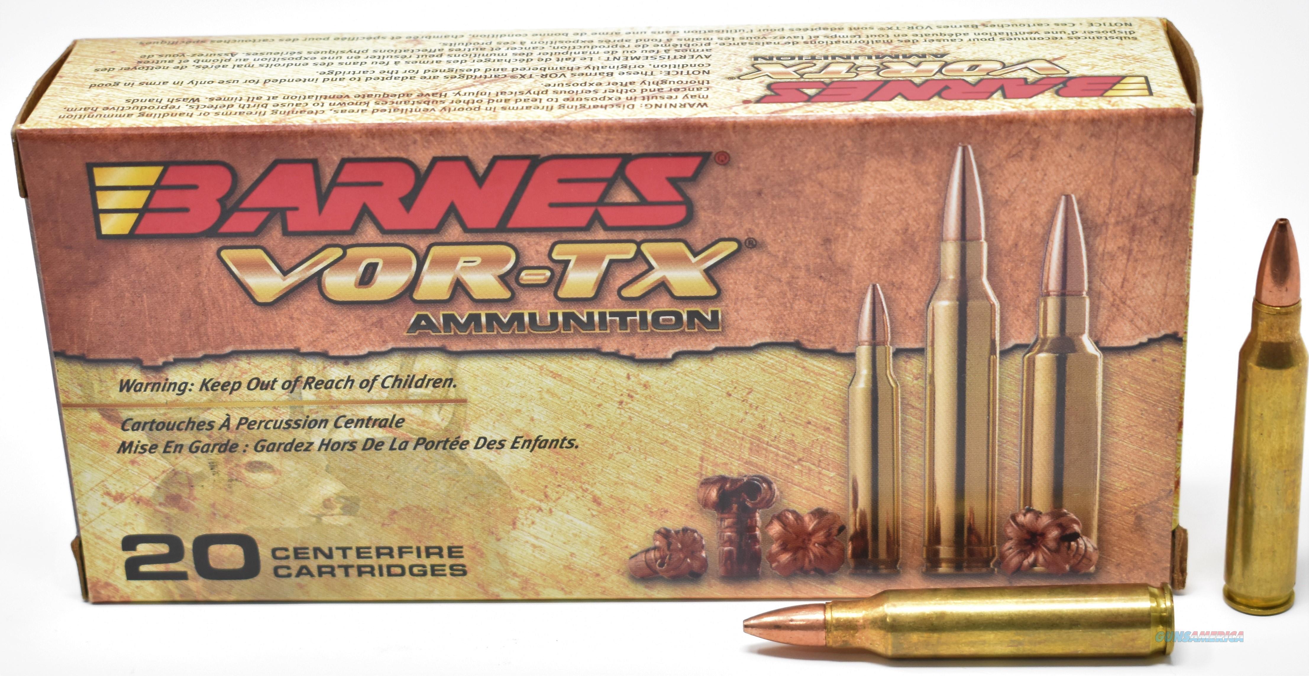 223 Rem Barnes Vor-Tx Ammo (reloada... for sale at Gunsamerica.com ...