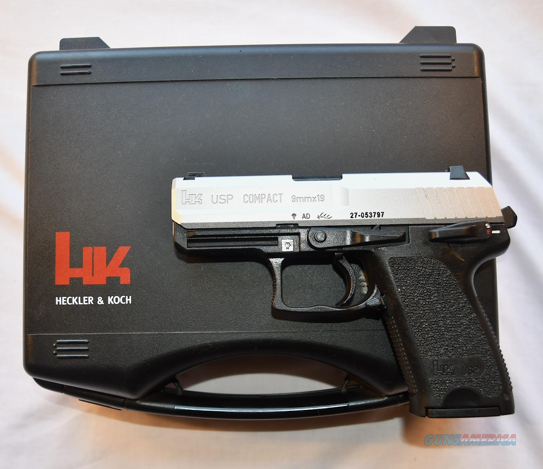 HK USP Compact 9mm with Stainless Slide (FREE A... for sale