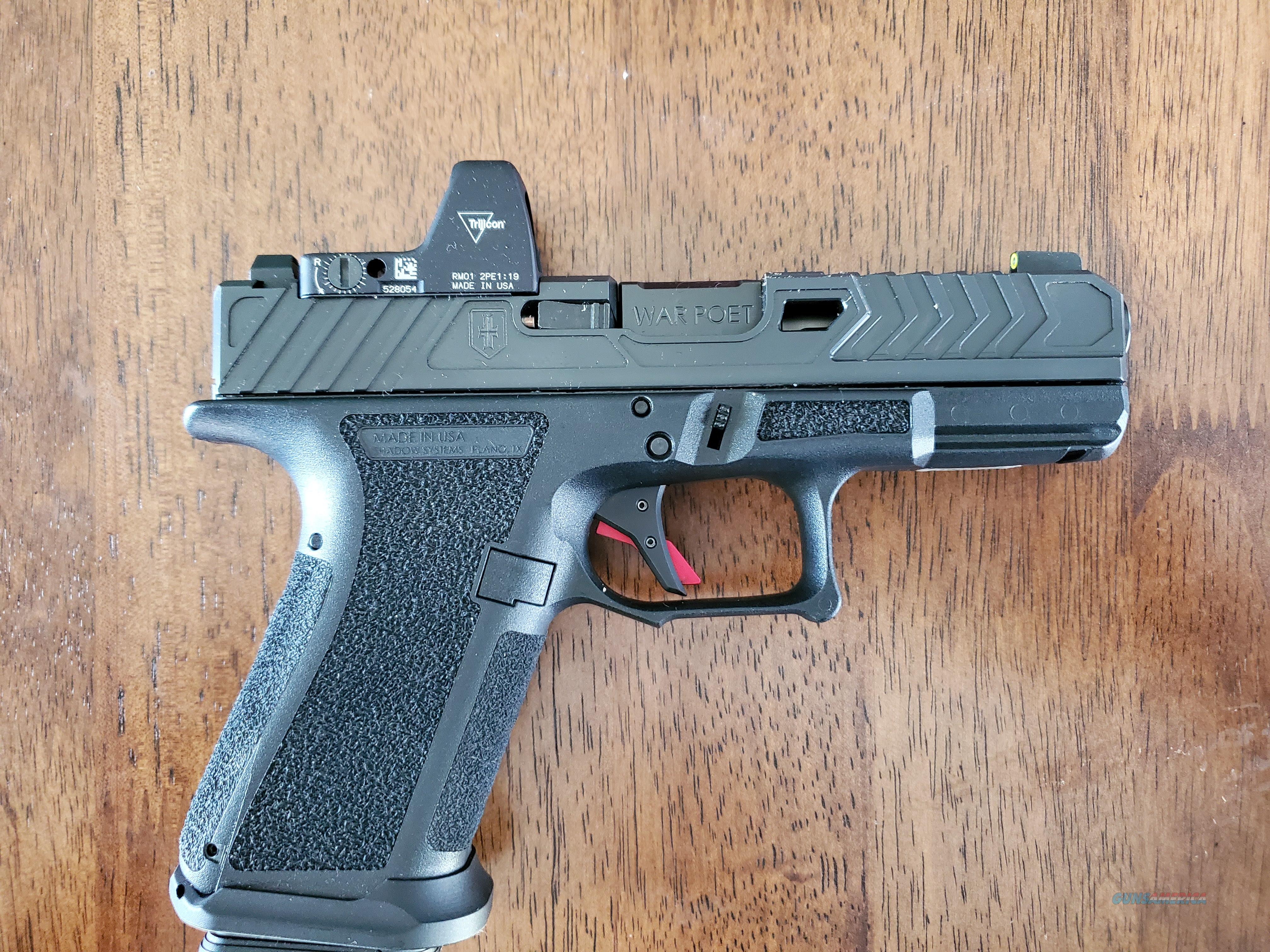 shadow systems mr918 9mm glock 19 war poet for sale