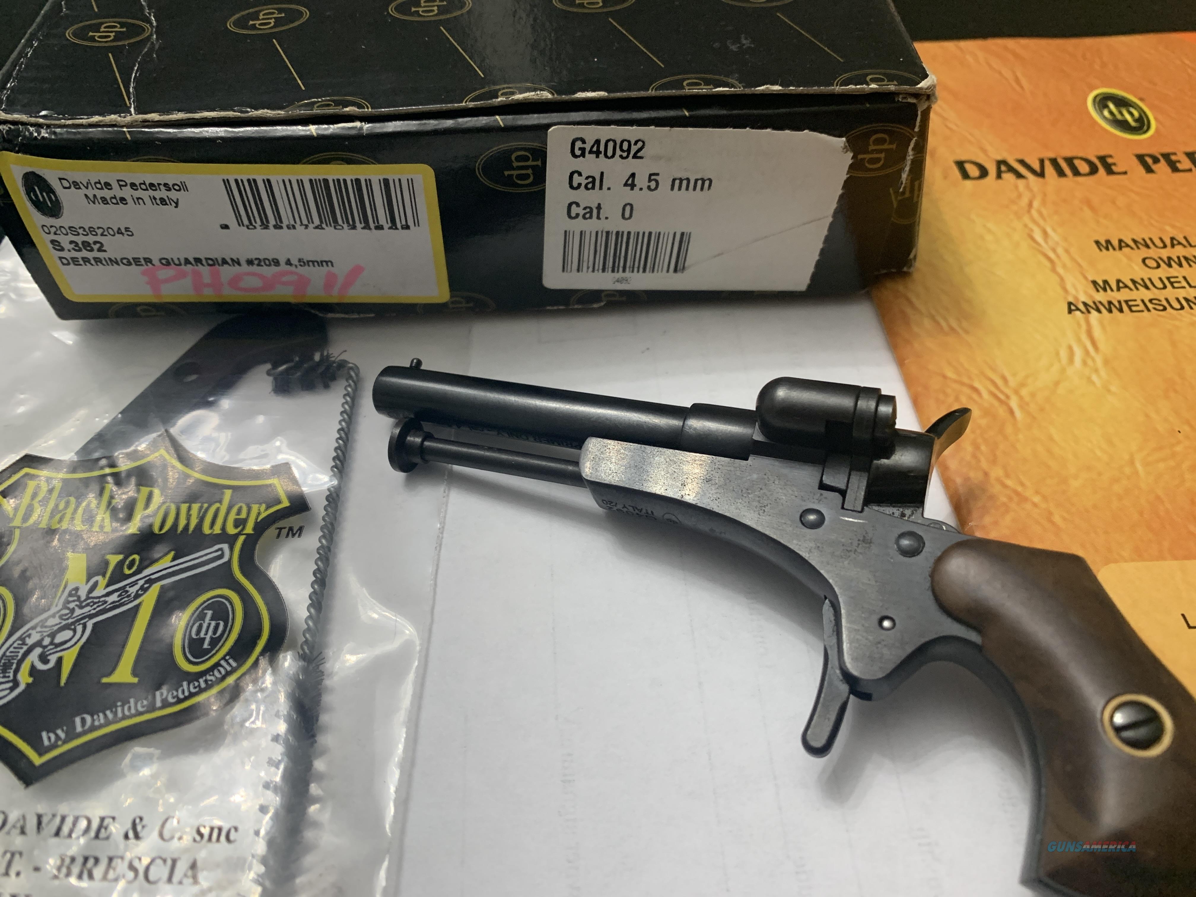 Pedersoli Derringer Guardian #209 4.5 mm for sale