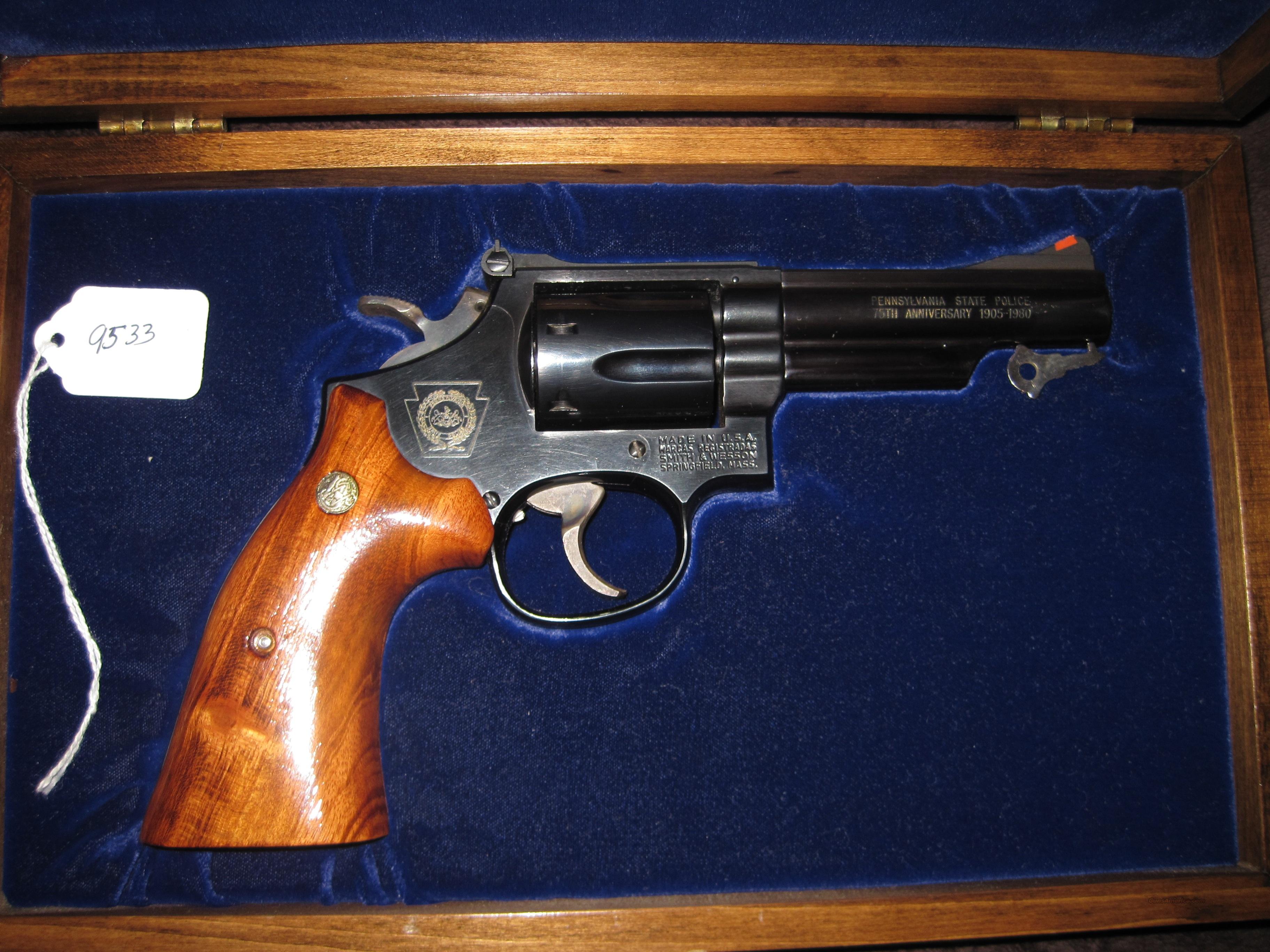 SMITH & WESSON MODEL 19-4 PA STATE POLICE 75TH ANNIVERSARY for sale ...