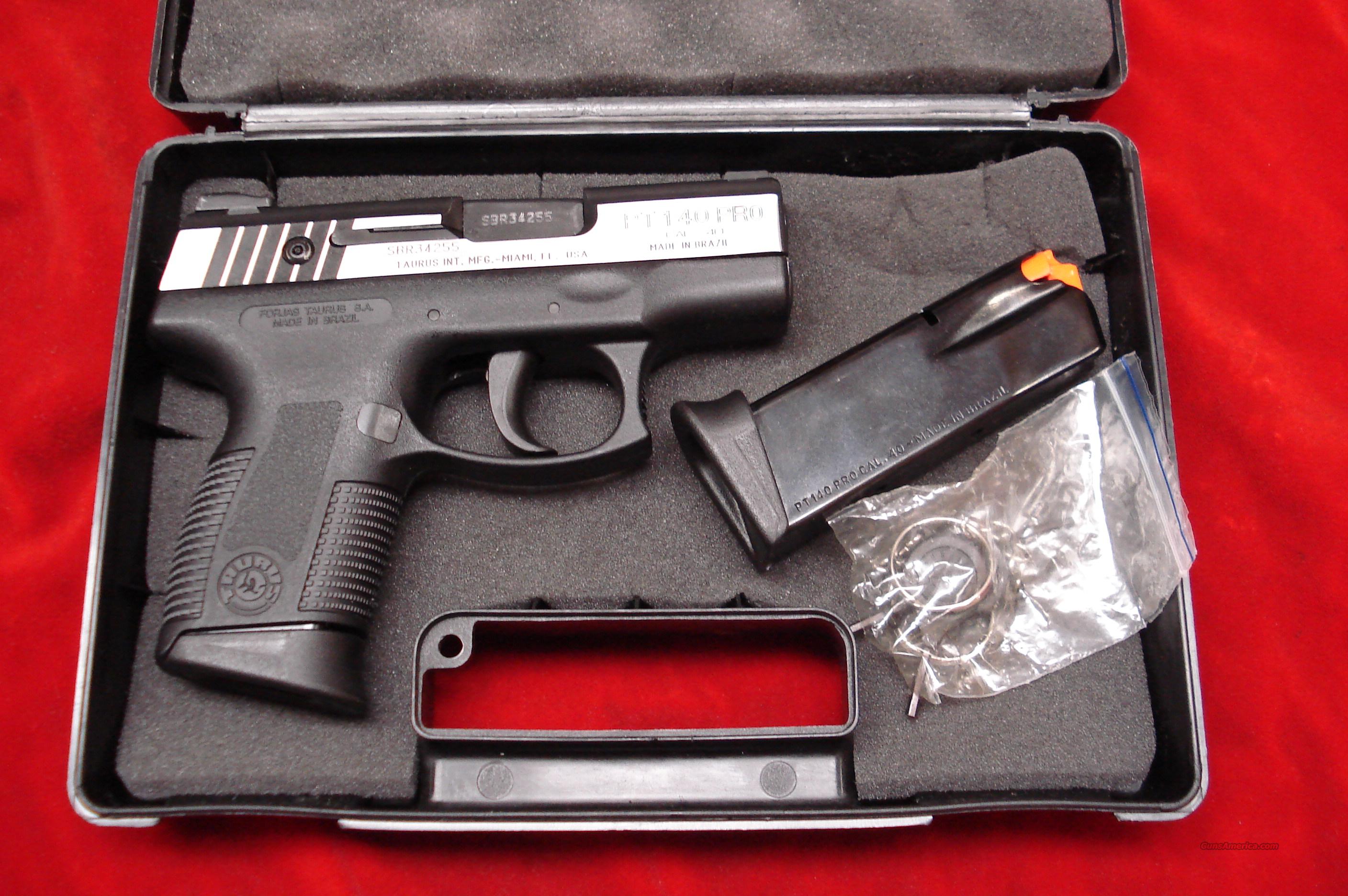 TAURUS PT140 STAINLESS DUO-TONE MILLENNIUM PRO ... for sale