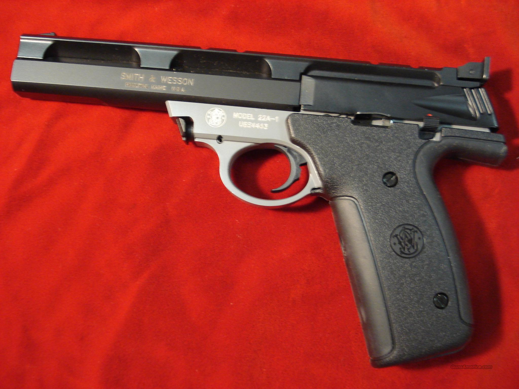  SMITH AND WESSON 22A 22LR TWO TONE for sale 