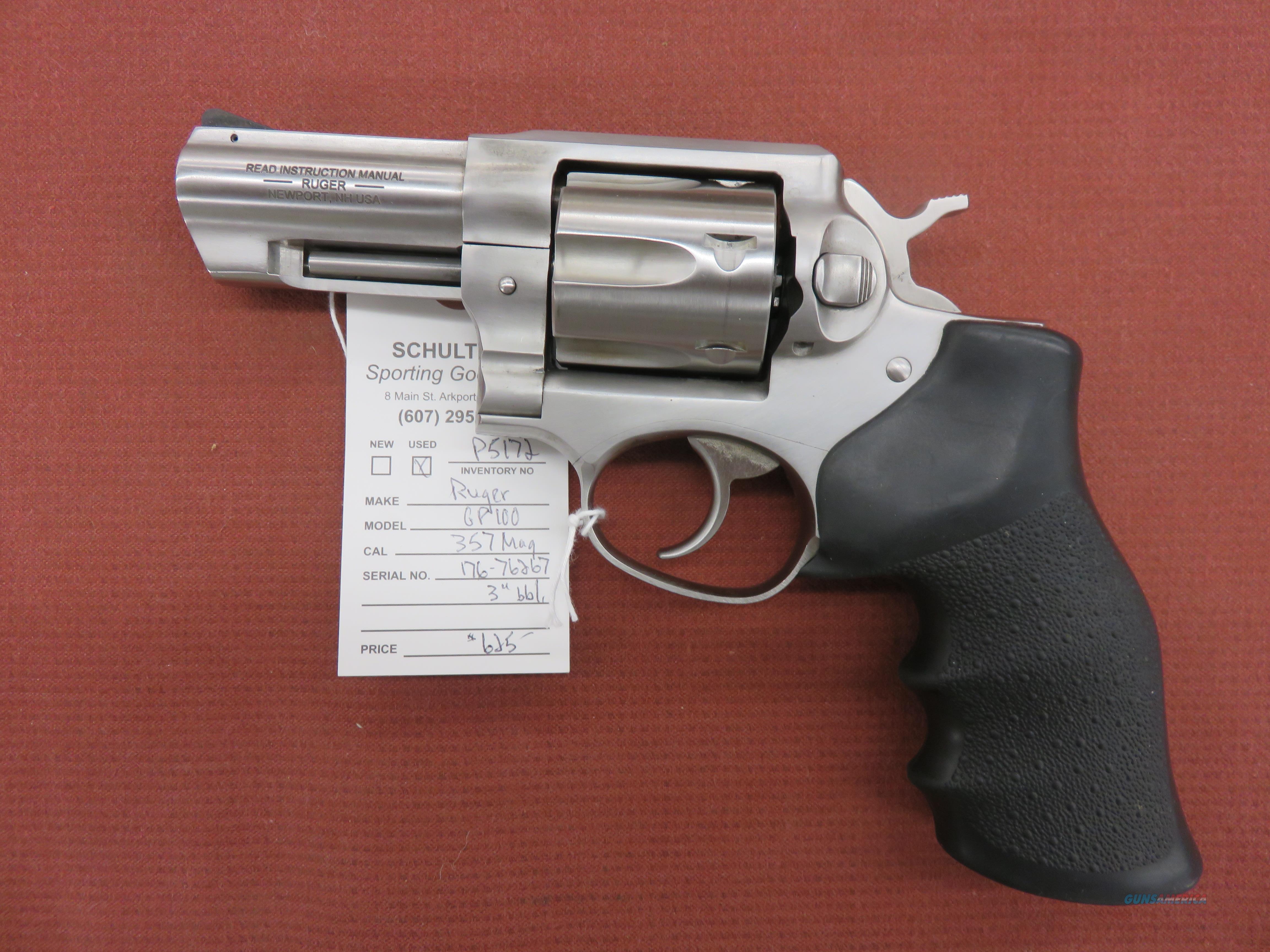 Ruger GP100, 357 Mag. for sale