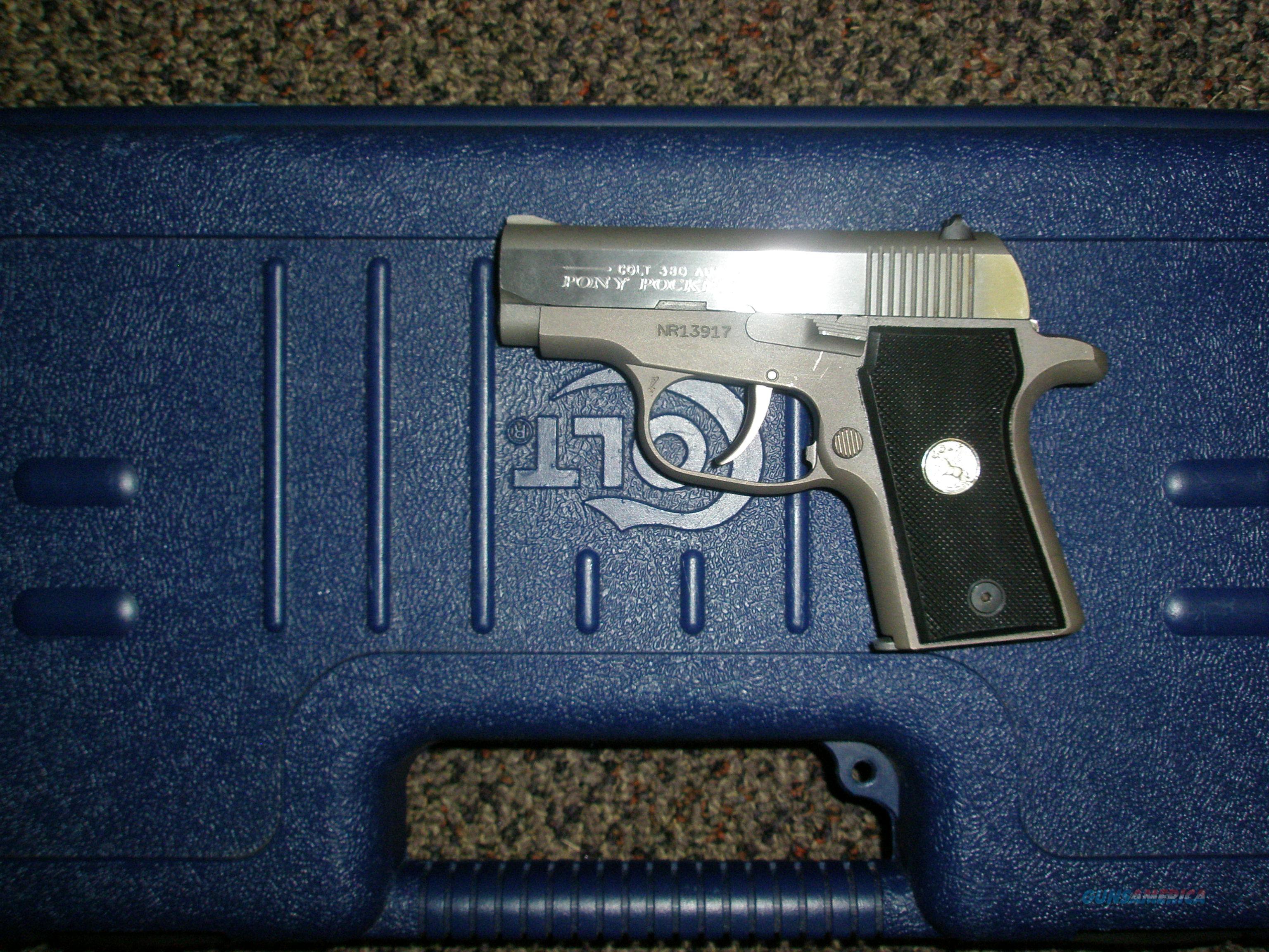 Colt Pony Pocketlite .380 with box, manual for sale