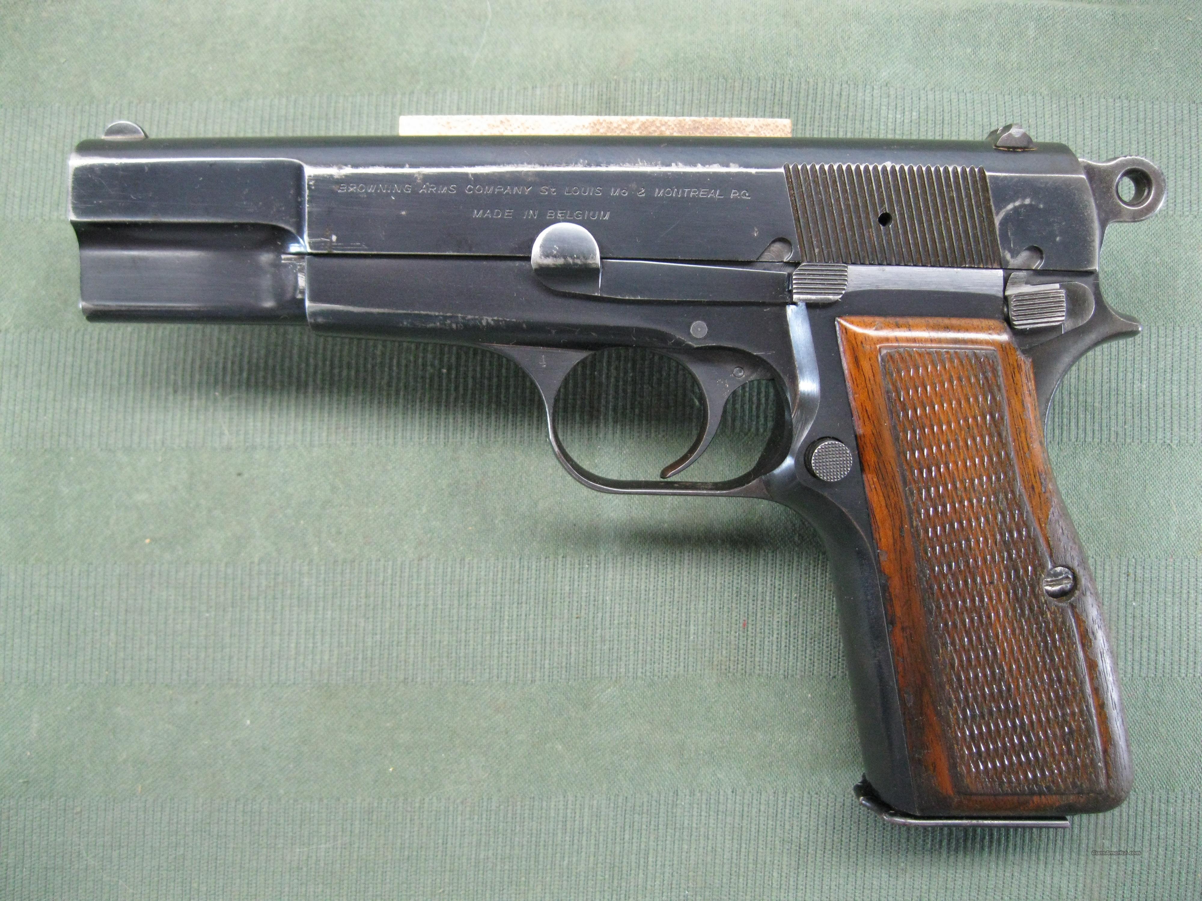 belgium browning pistols 9mm