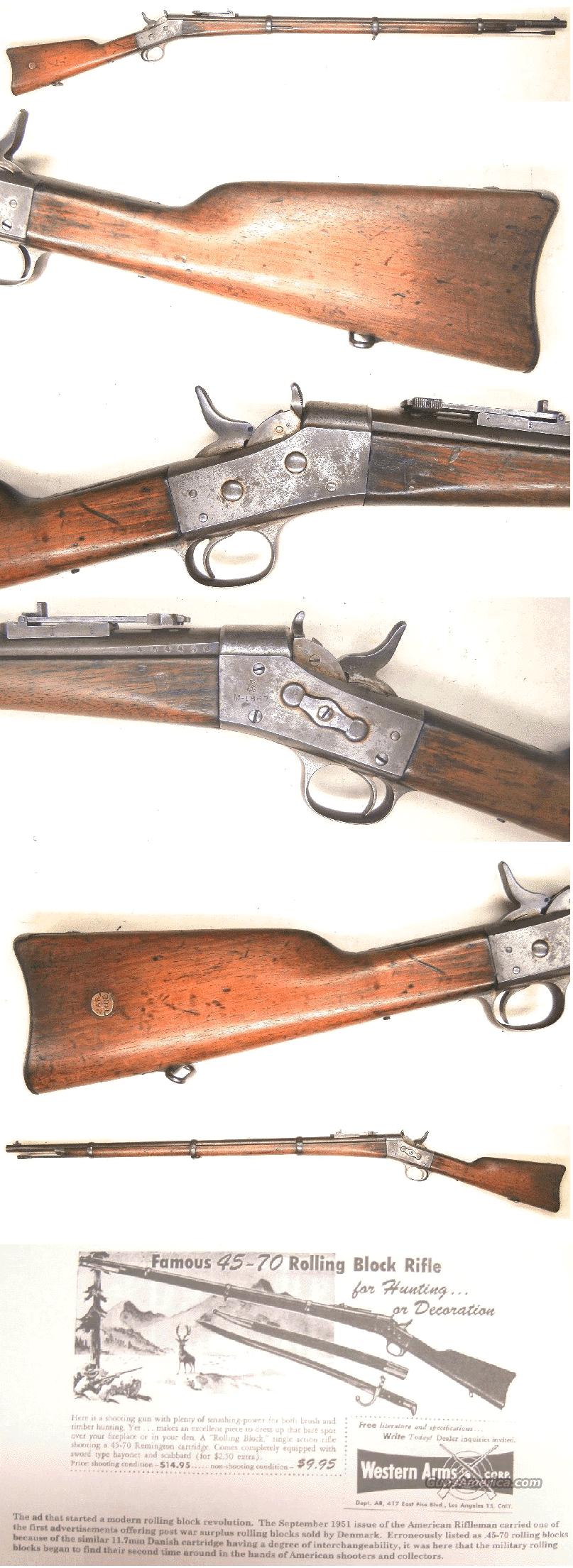 danish remington rolling block rifle m.1867