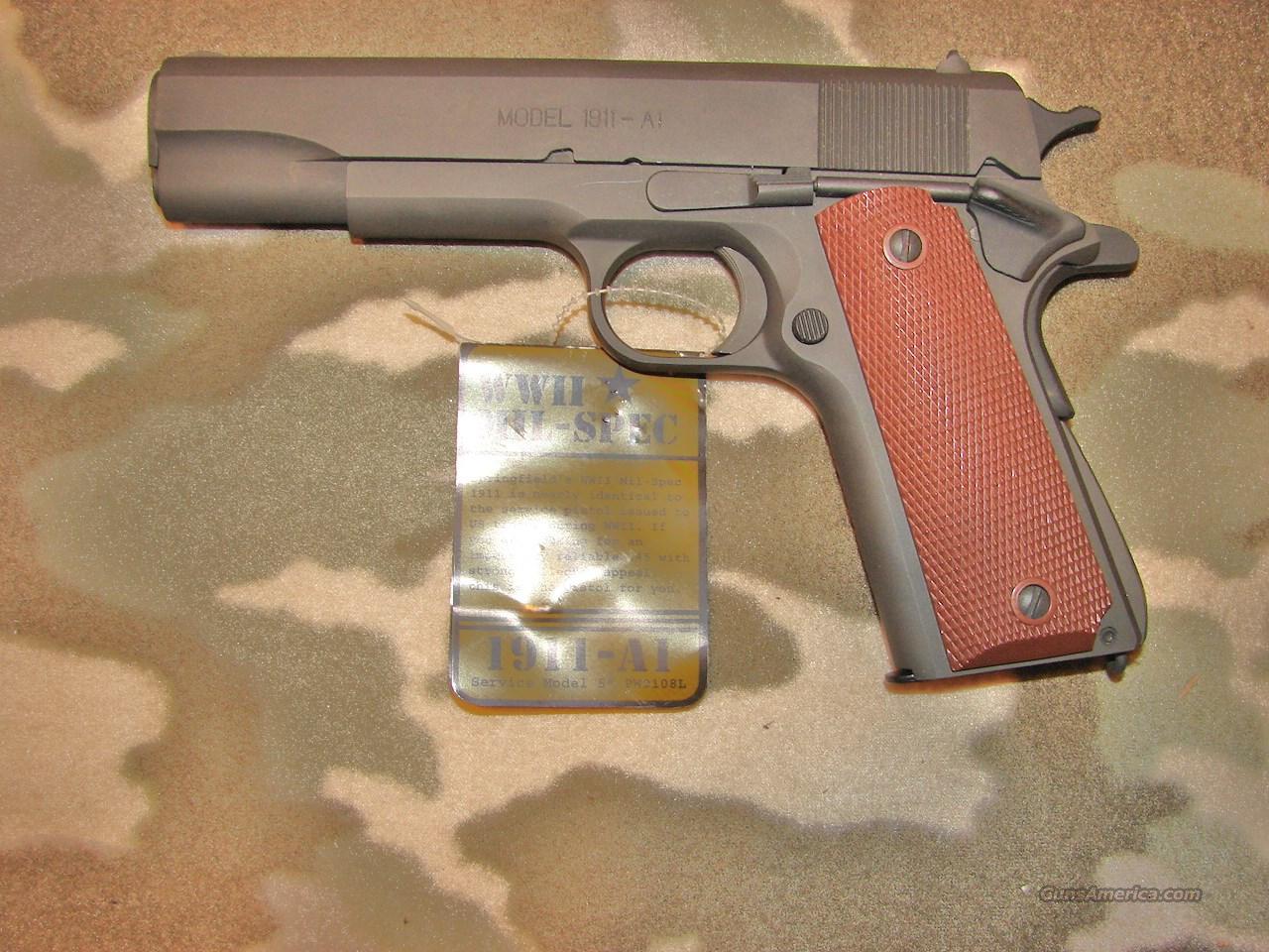 Springfield Armory 1911 A1 Gi Mil Spec For Sale 8482