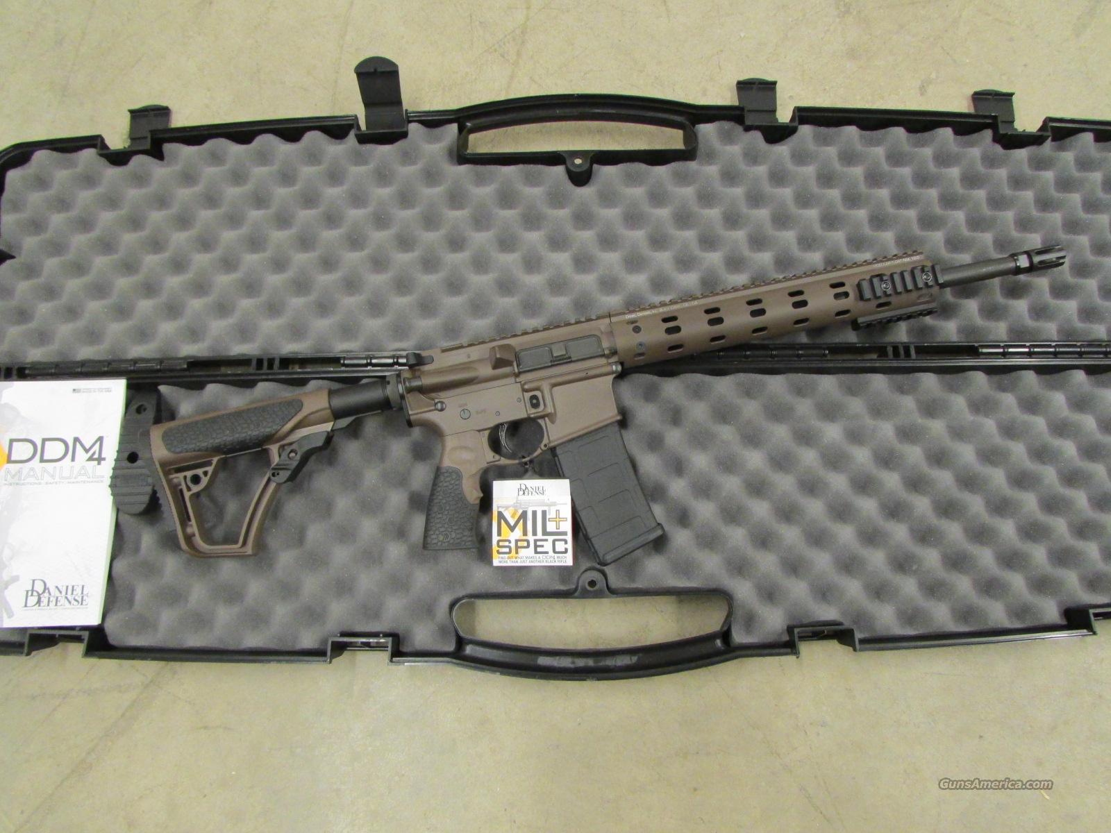 NEW Daniel Defense DDM4 V7 Cerakote Brown AR-15... for sale