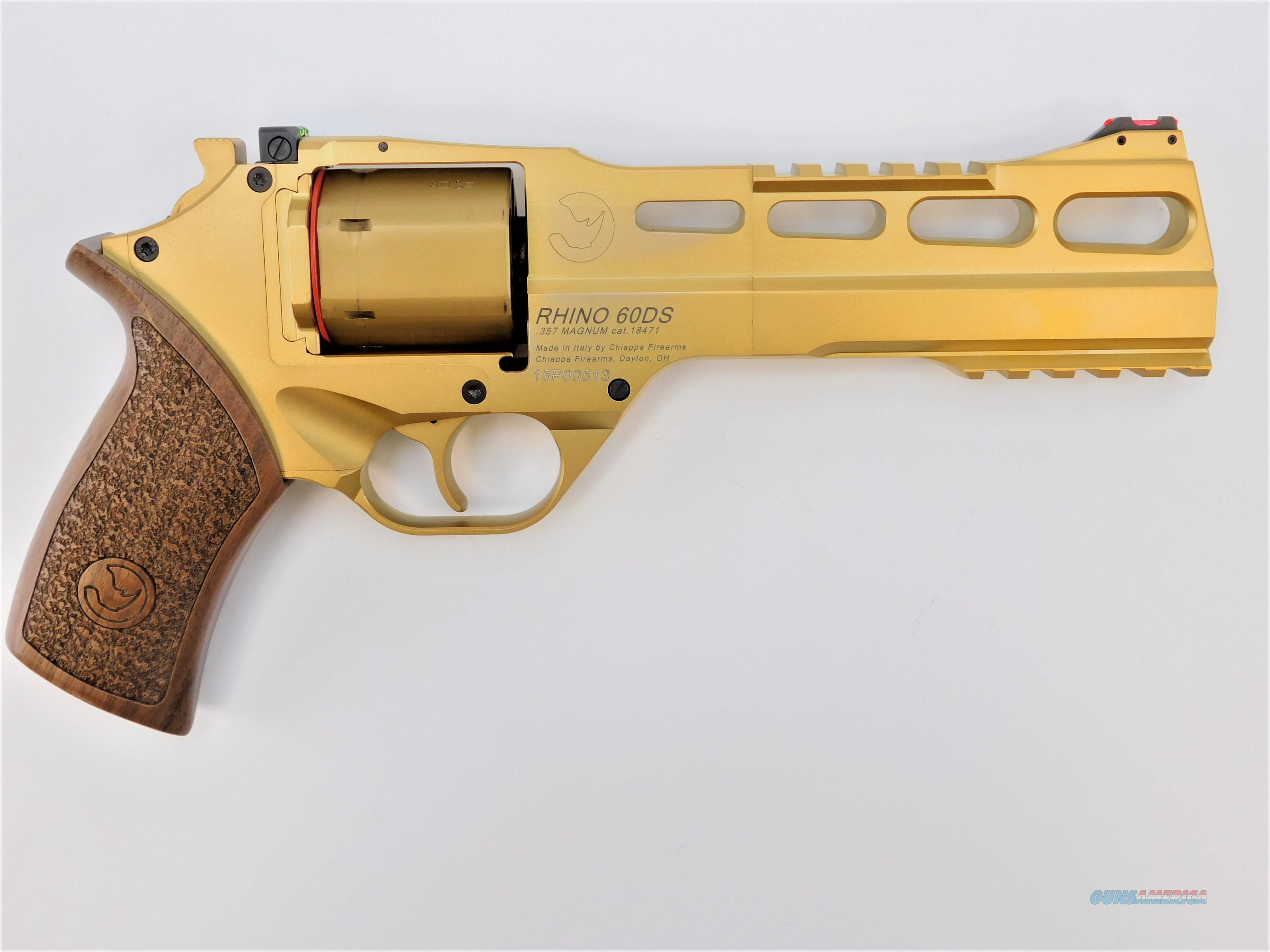 Chiappa Rhino 60 DS .357 Magnum Gold 6" B340.22... for sale