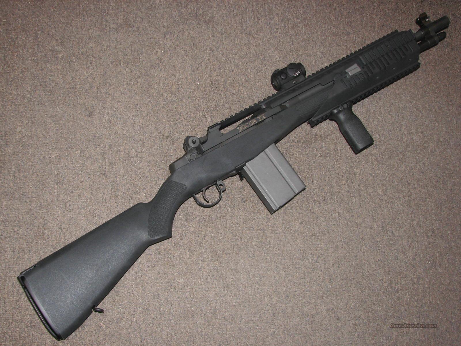 SPRINGFIELD M1A SOCOM II LOADED w/ AIMPOINT & S... for sale