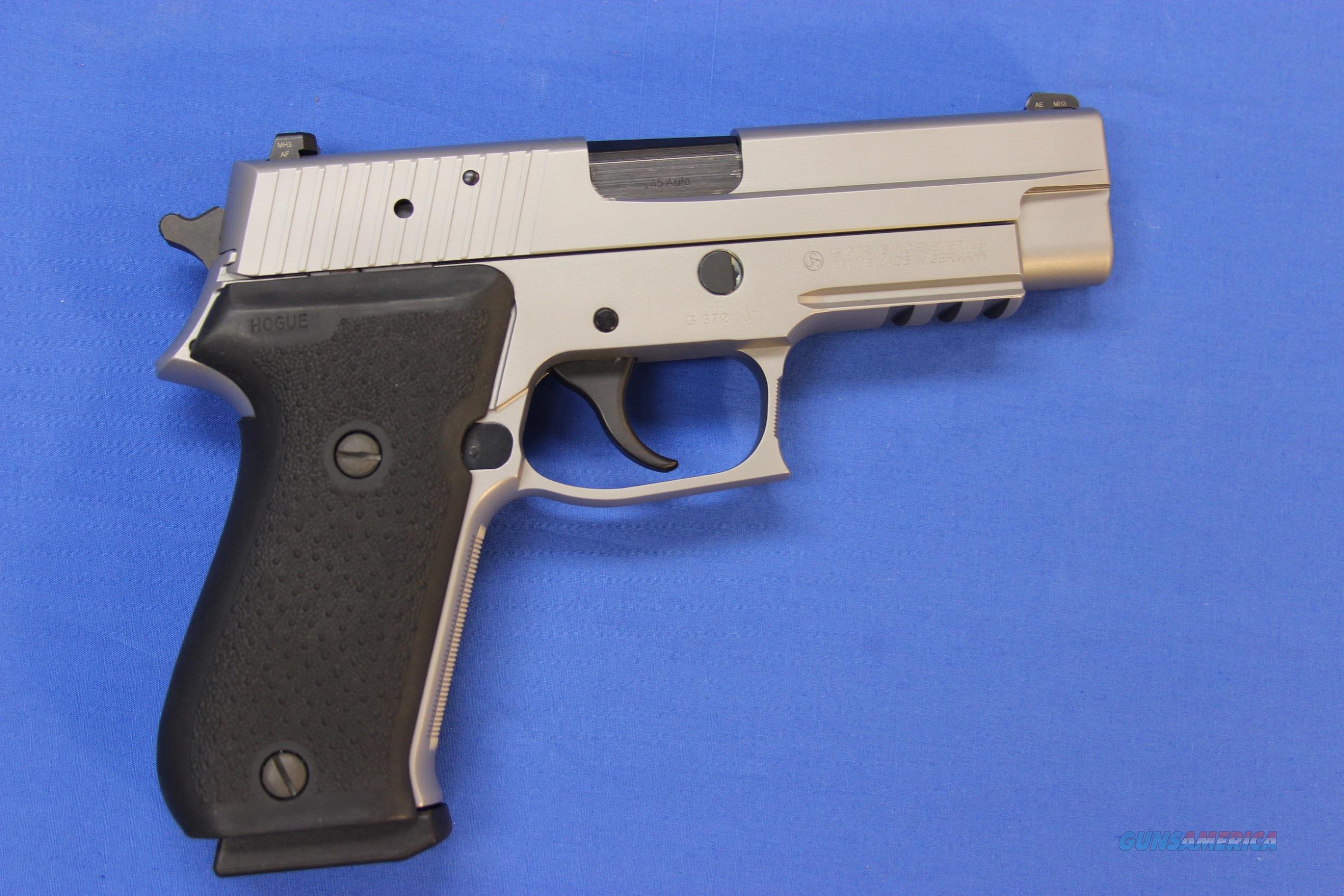 SIG SAUER P220 STAINLESS RAIL GUN .45 ACP w/BOX... for sale