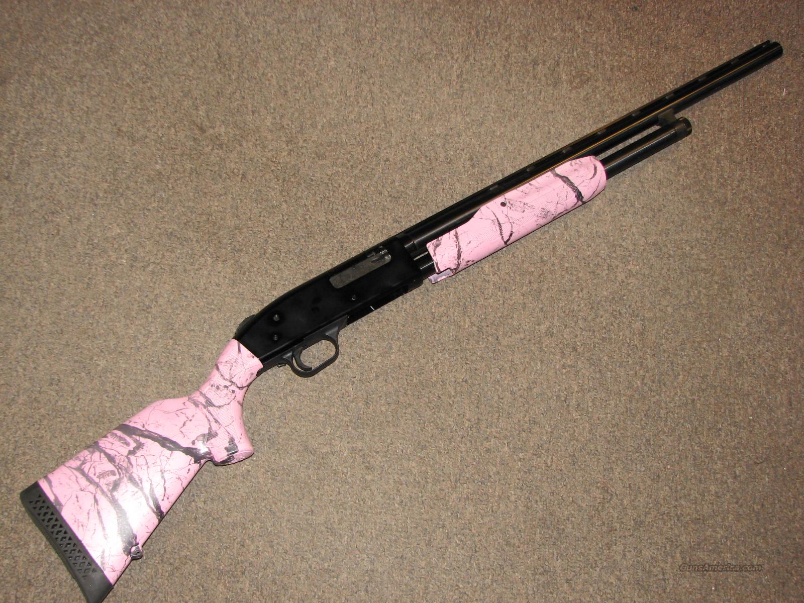 MOSSBERG 500 SUPER BANTAM PINK CAMO 20 GA for sale