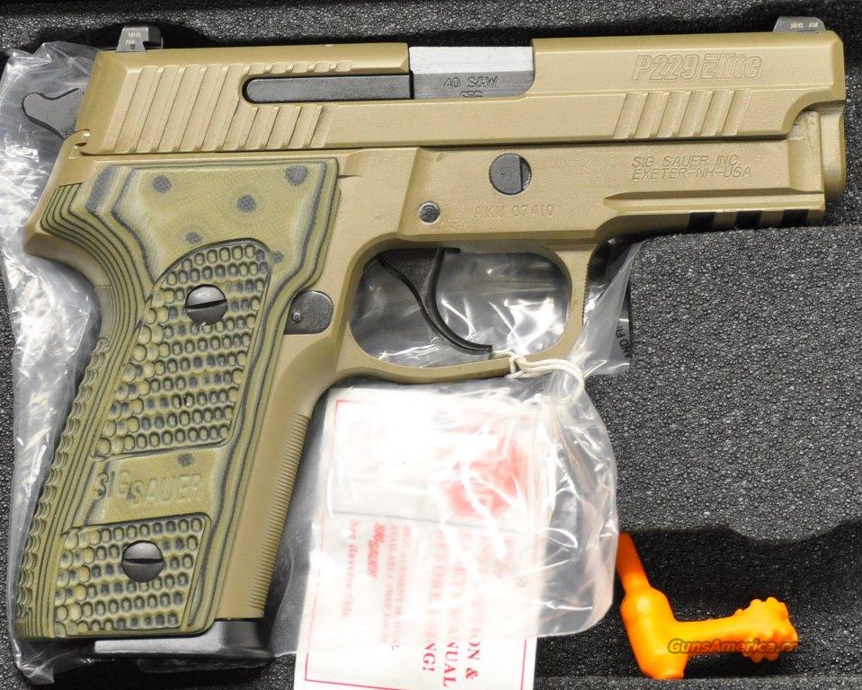 Sig Sauer P229 Elite Extreme Scorpion 40 S&W for sale