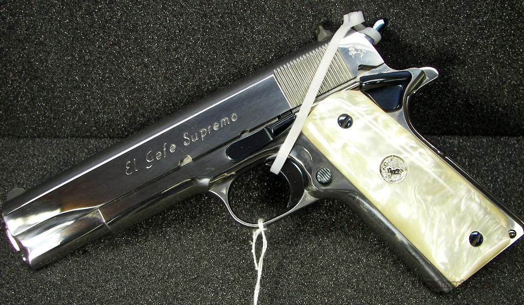 COLT MODEL O2075EJS EL JEFE SUPREMO 38 SUPER for sale