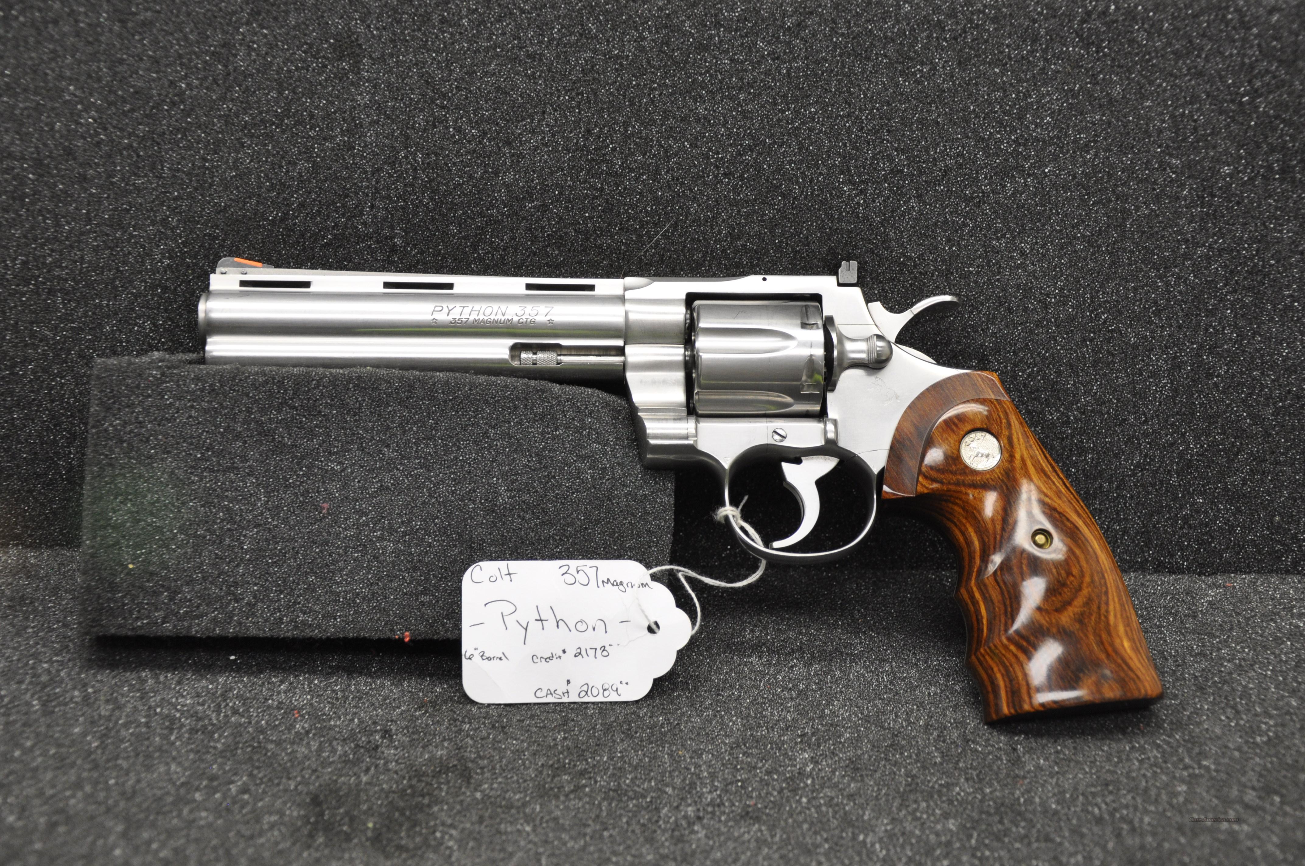 Colt Python Stainless Steel 6 Inch for sale