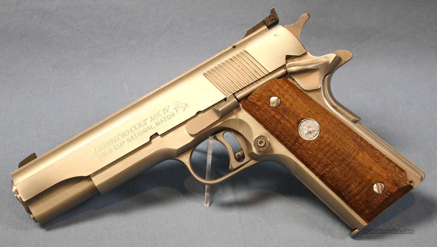 Colt 1911 Series 80 Gold Cup National Match Sta... for sale