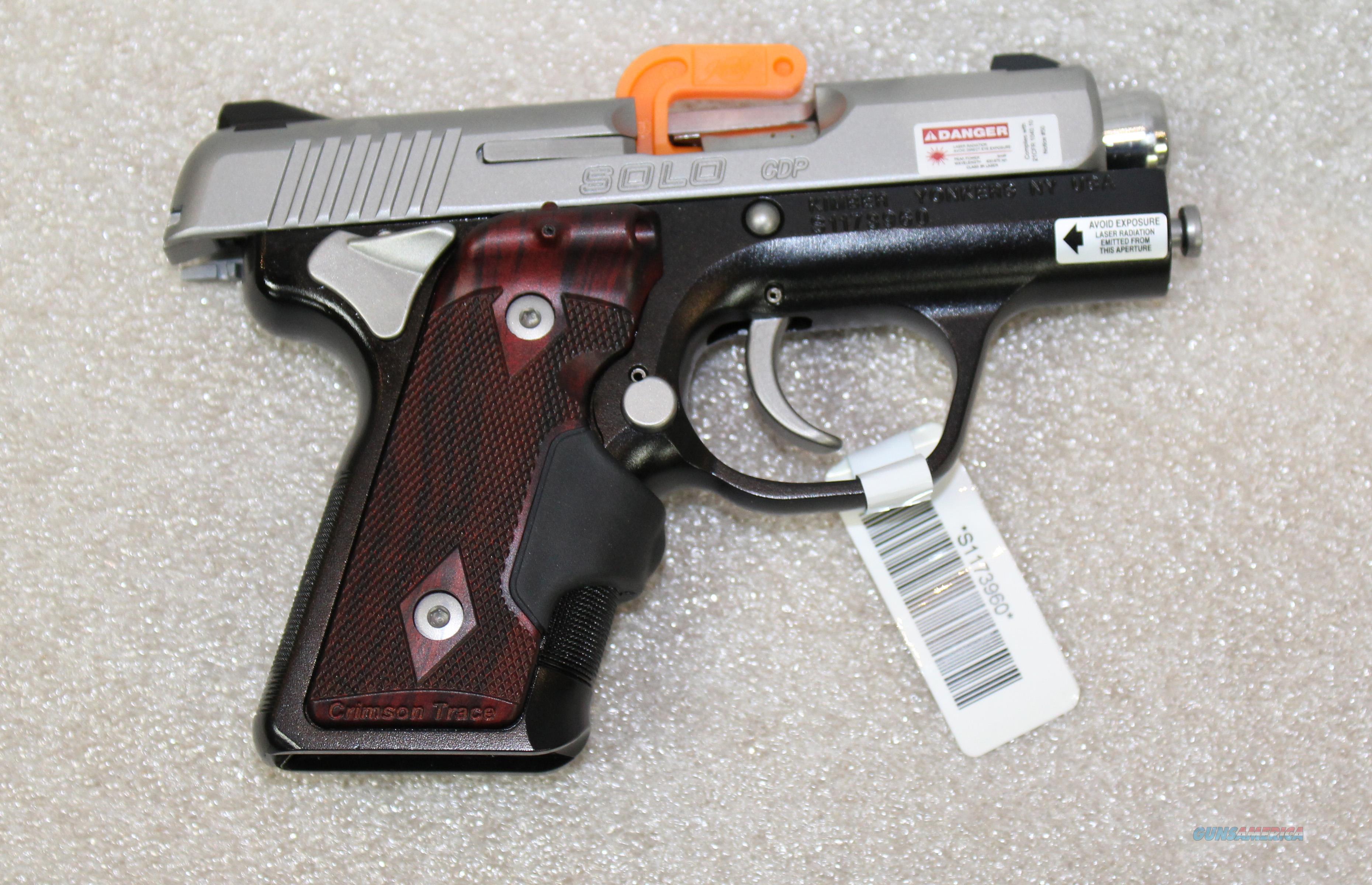 Kimber Solo Cdp 9mm Two Tone With Crimson Trace Laser G 7021