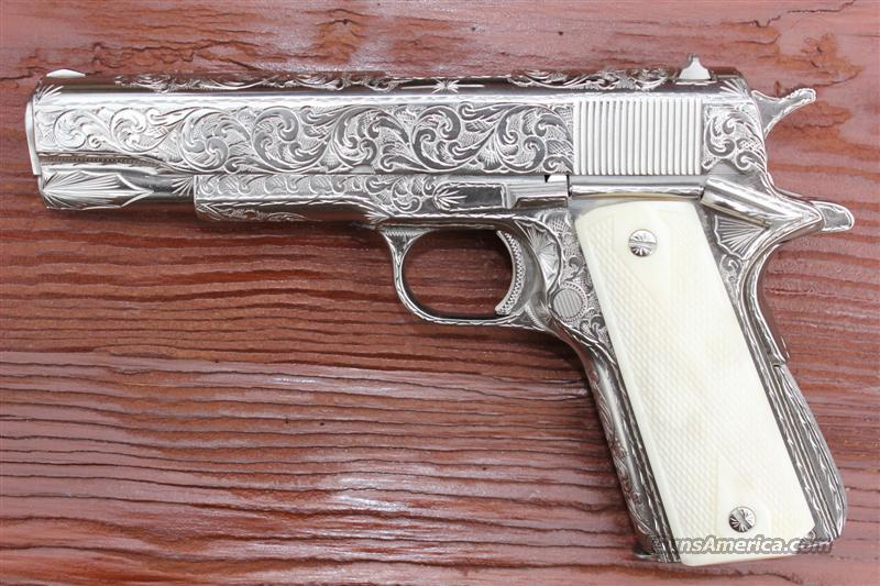 COLT MK-IV SERIES 70 1911 FULLY ENGRAVED for sale