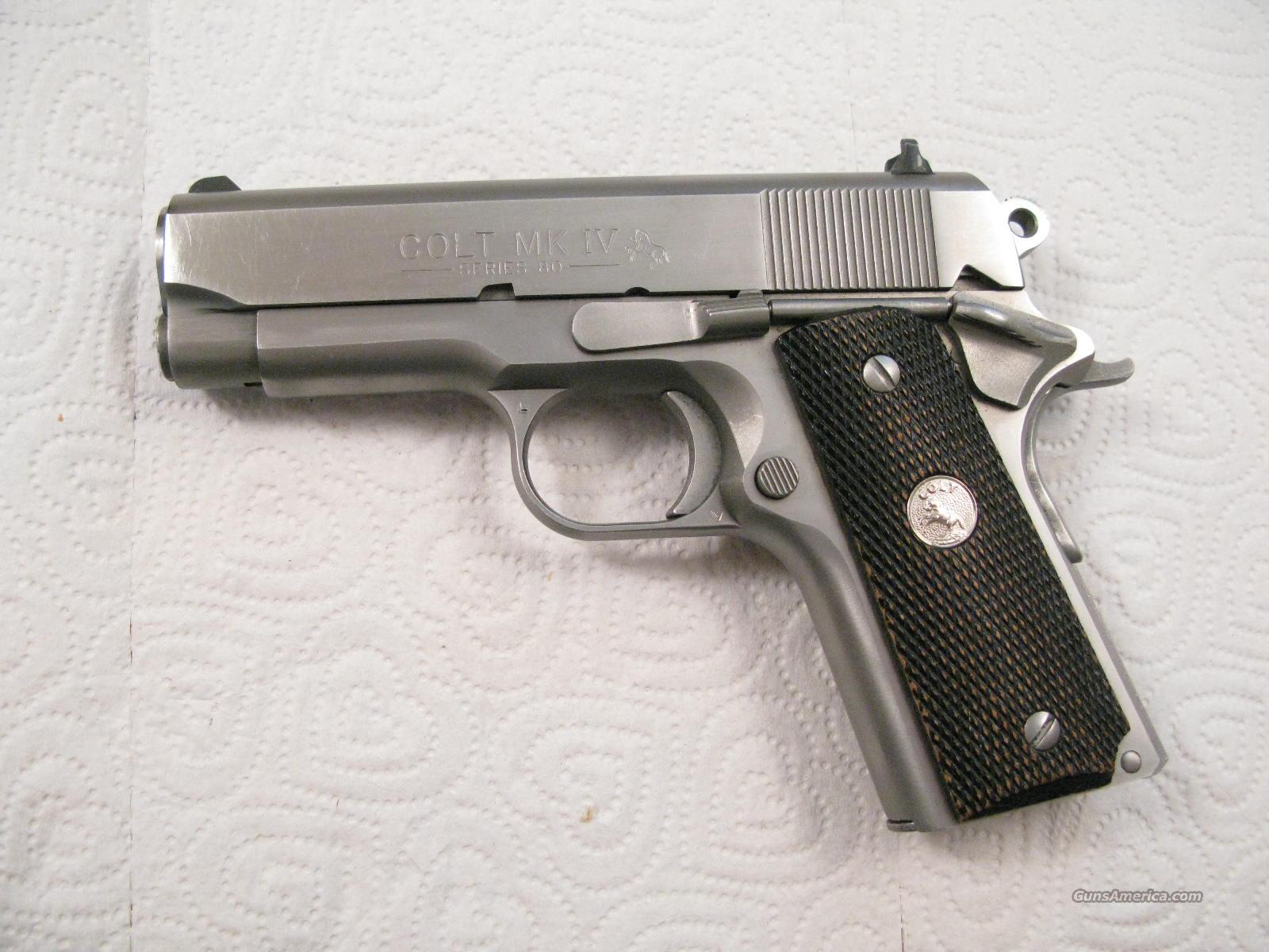 Colt Officer's ACP .45 ACP Stainless Steel Mk I... for sale