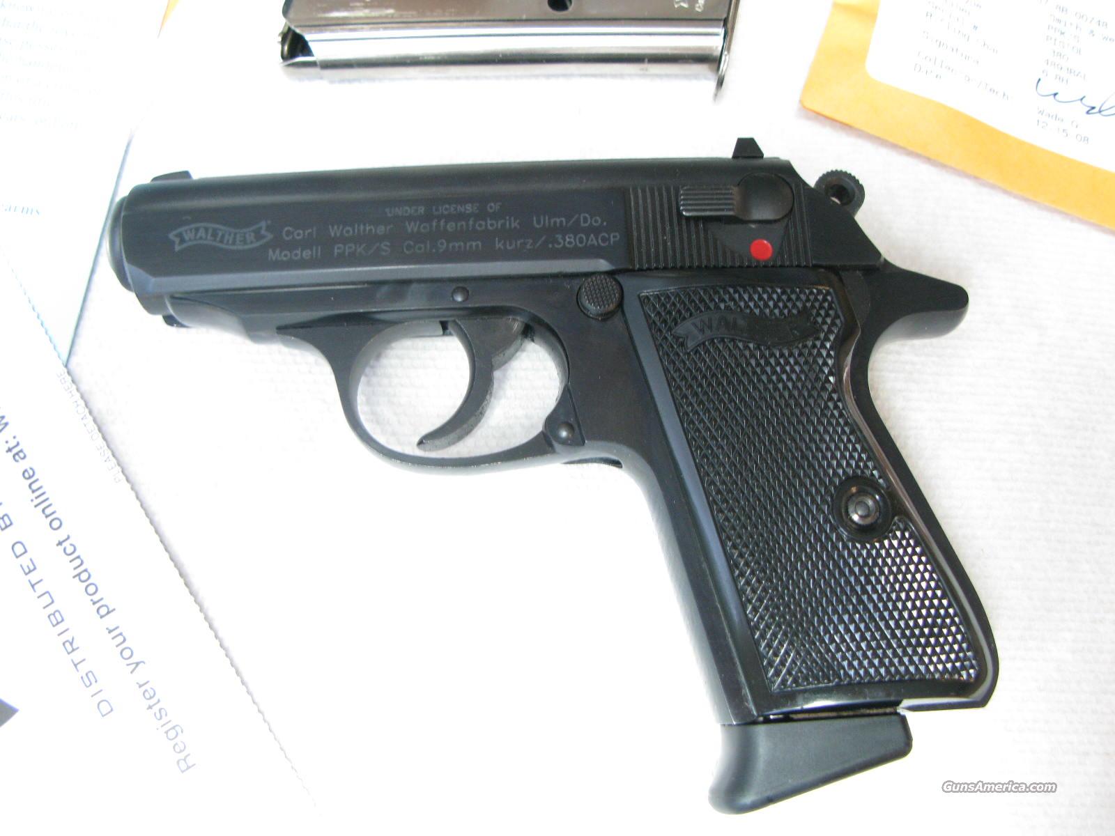 Walther PPK .380 ACP Blue New S&W Production and Updated Guns &...