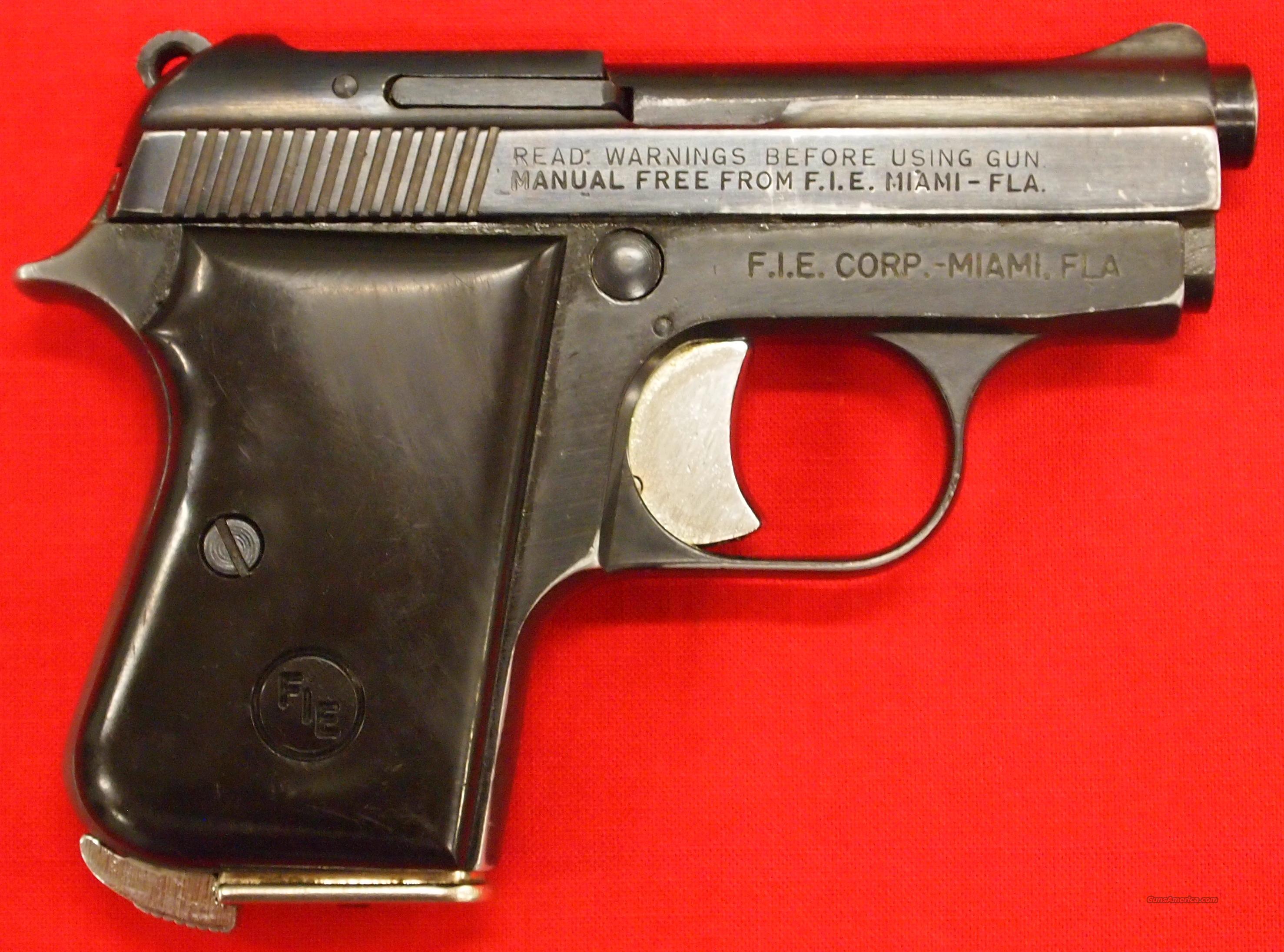 FIE TITAN 25 ACP PISTOL for sale