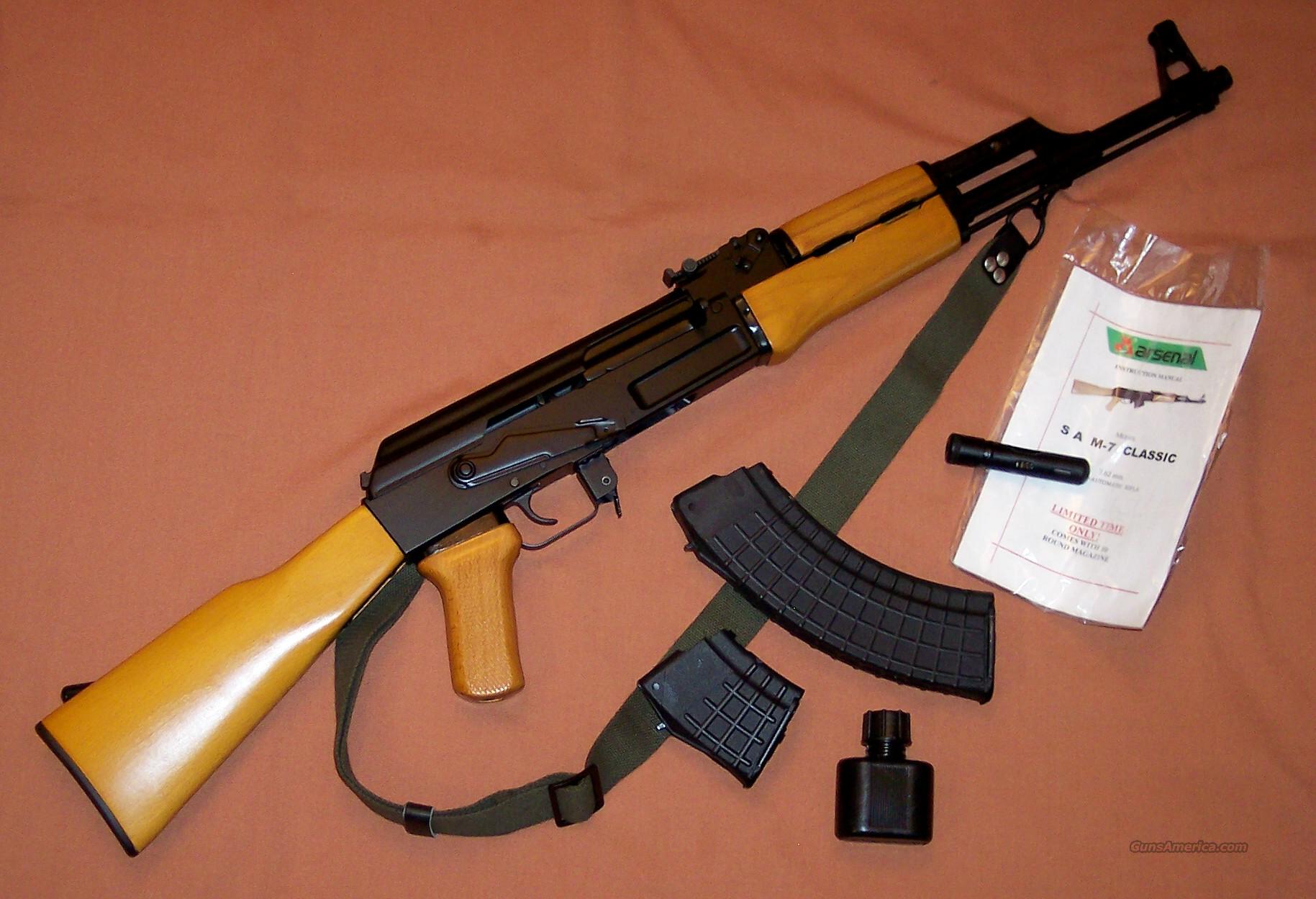 Arsenal S A M-7 Classic (AK47) 7.62mm Semi-auto... for sale