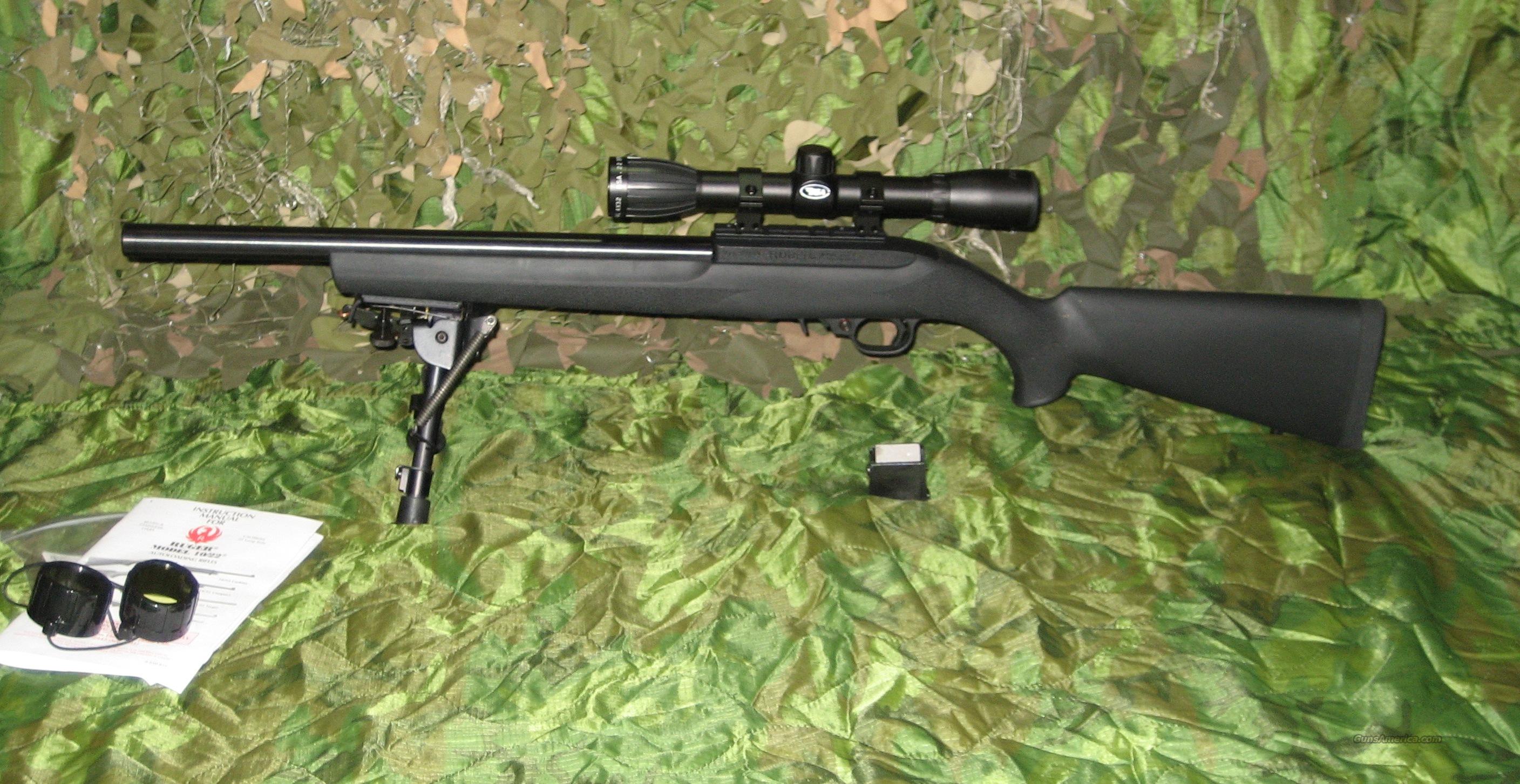 Tactical Ruger 10/22 with heavy threaded barrel... for sale