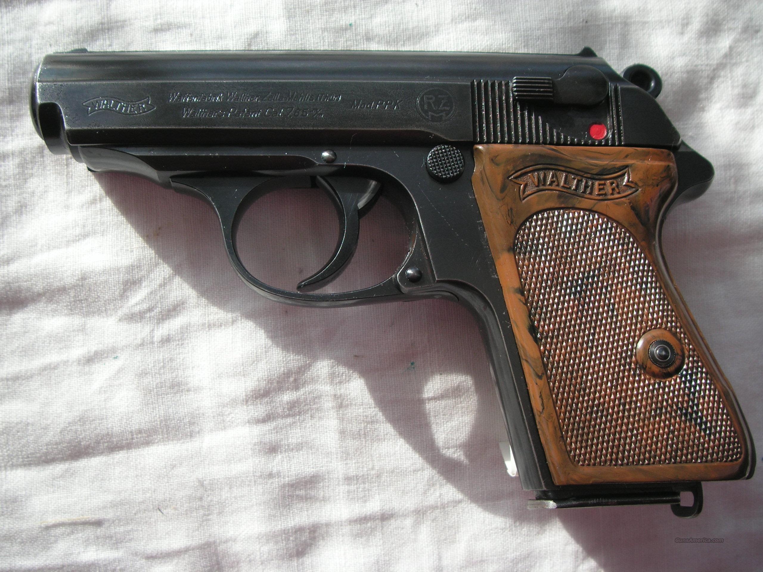 Walther Ppk Rzm Marked 32acp Crown N Proof Marking F