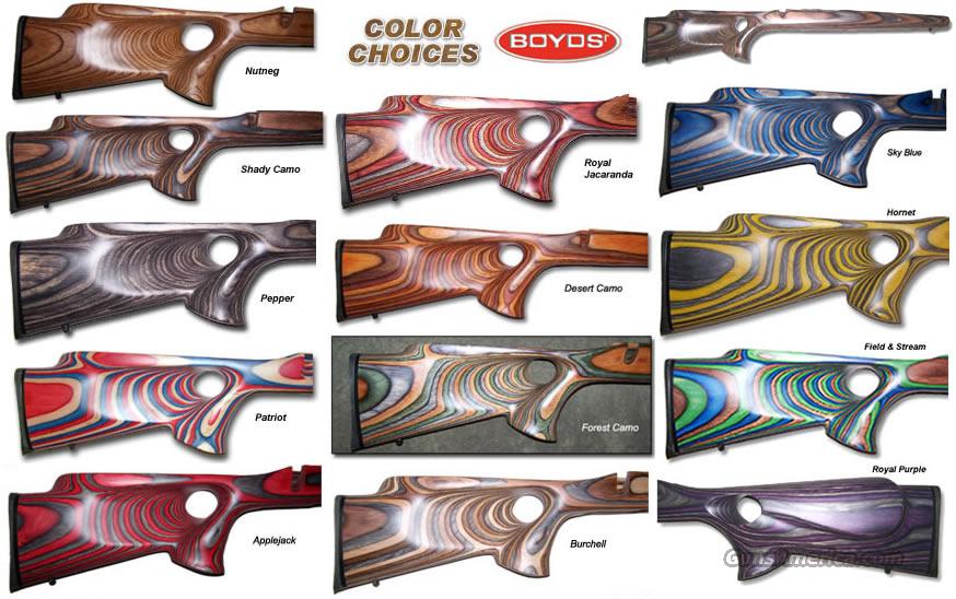 Laminated Thumbhole Rifle Stocks