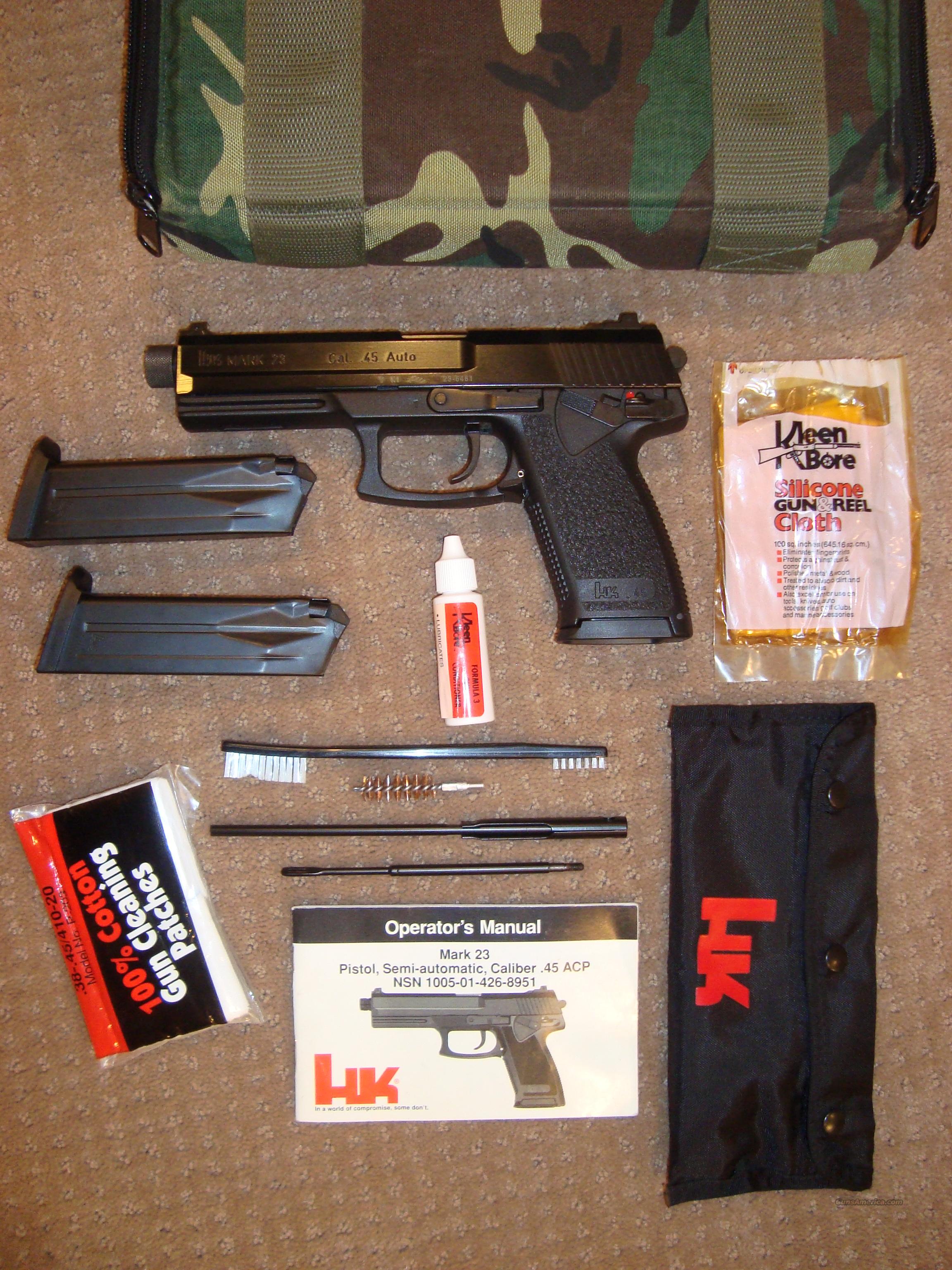 hk vp9 for kit cleaning sale for WITH FACTORY $200! HK & 23  HECKLER KOCH REDUCED