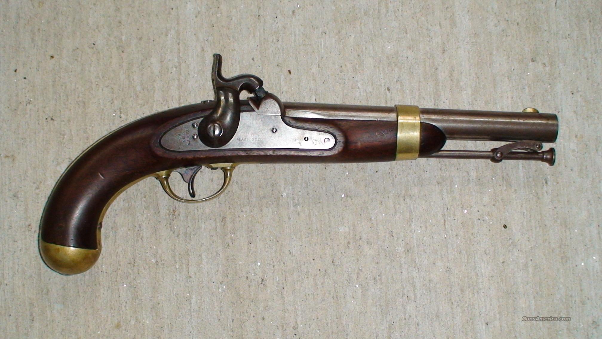 Model 1842 Aston Cavalry Pistol Antique US Mili... for sale